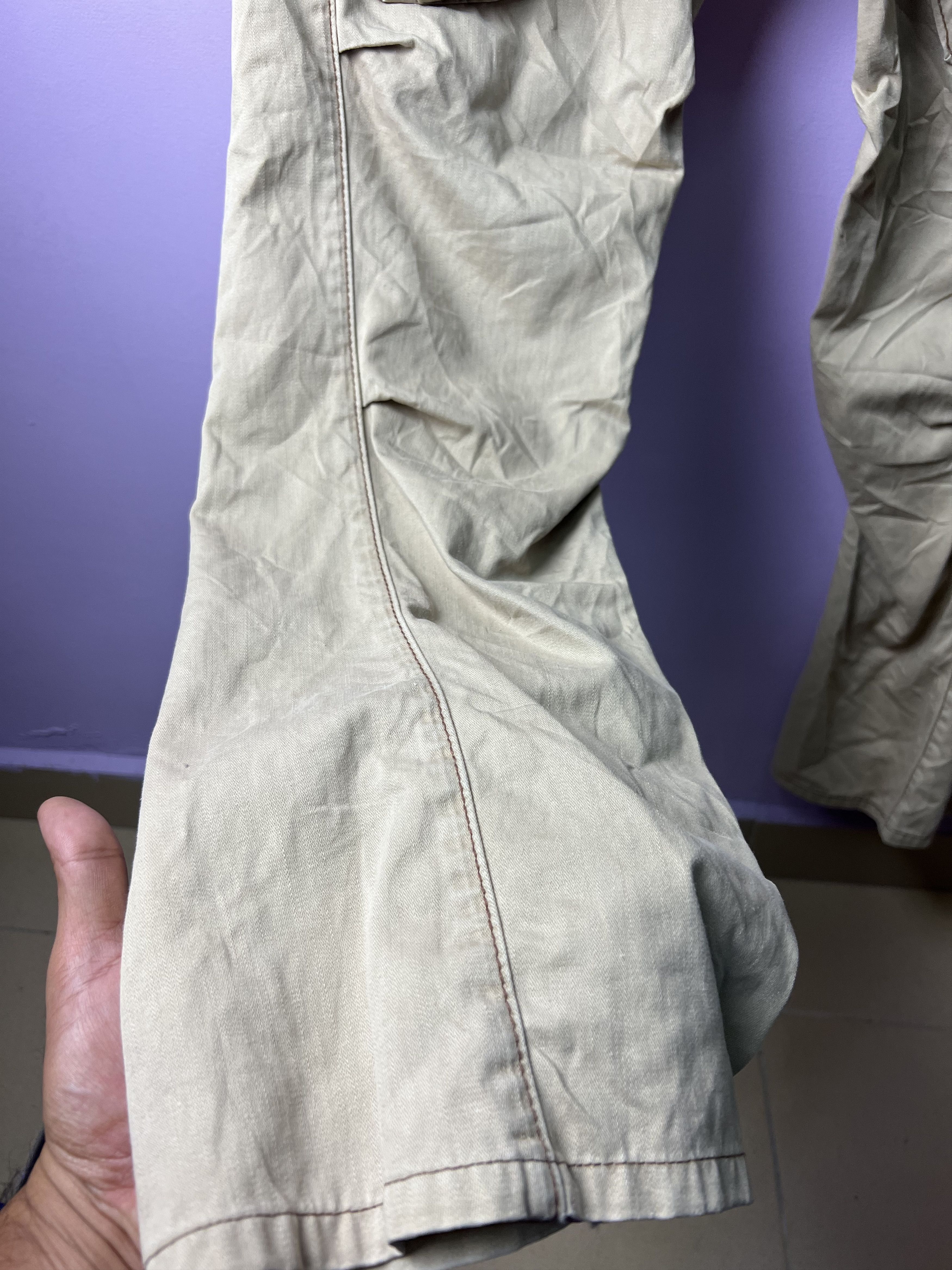 Edwin 🔥Vintage Rare Edwin 505 Khaki Cargo Pants Size US 35 - 8 Thumbnail
