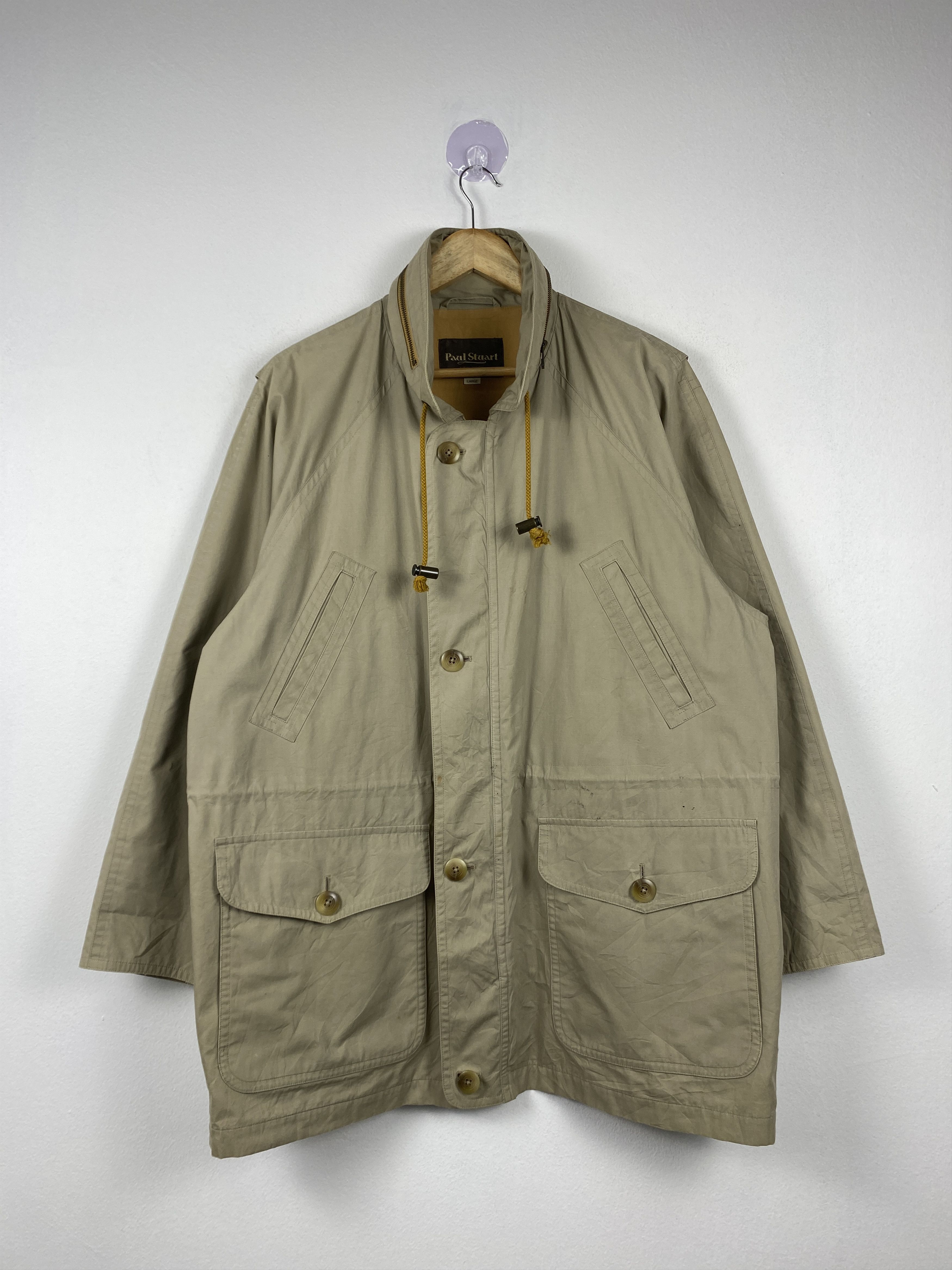 Paul Stuart Vintage Paul Stuart Cotton Button Up Jacket J1288 Size US L / EU 52-54 / 3 - 1 Thumbnail