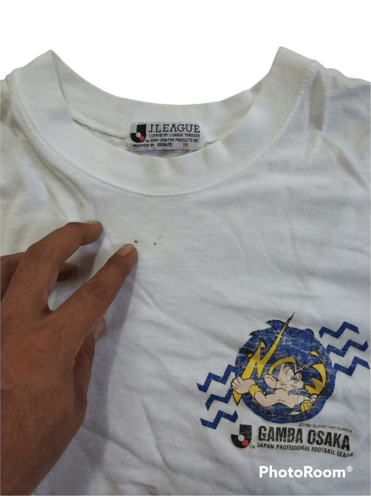 Japanese Brand 🔥Vintage 1992 Gamba Osaka J League Tees Size US M / EU 48-50 / 2 - 8 Thumbnail