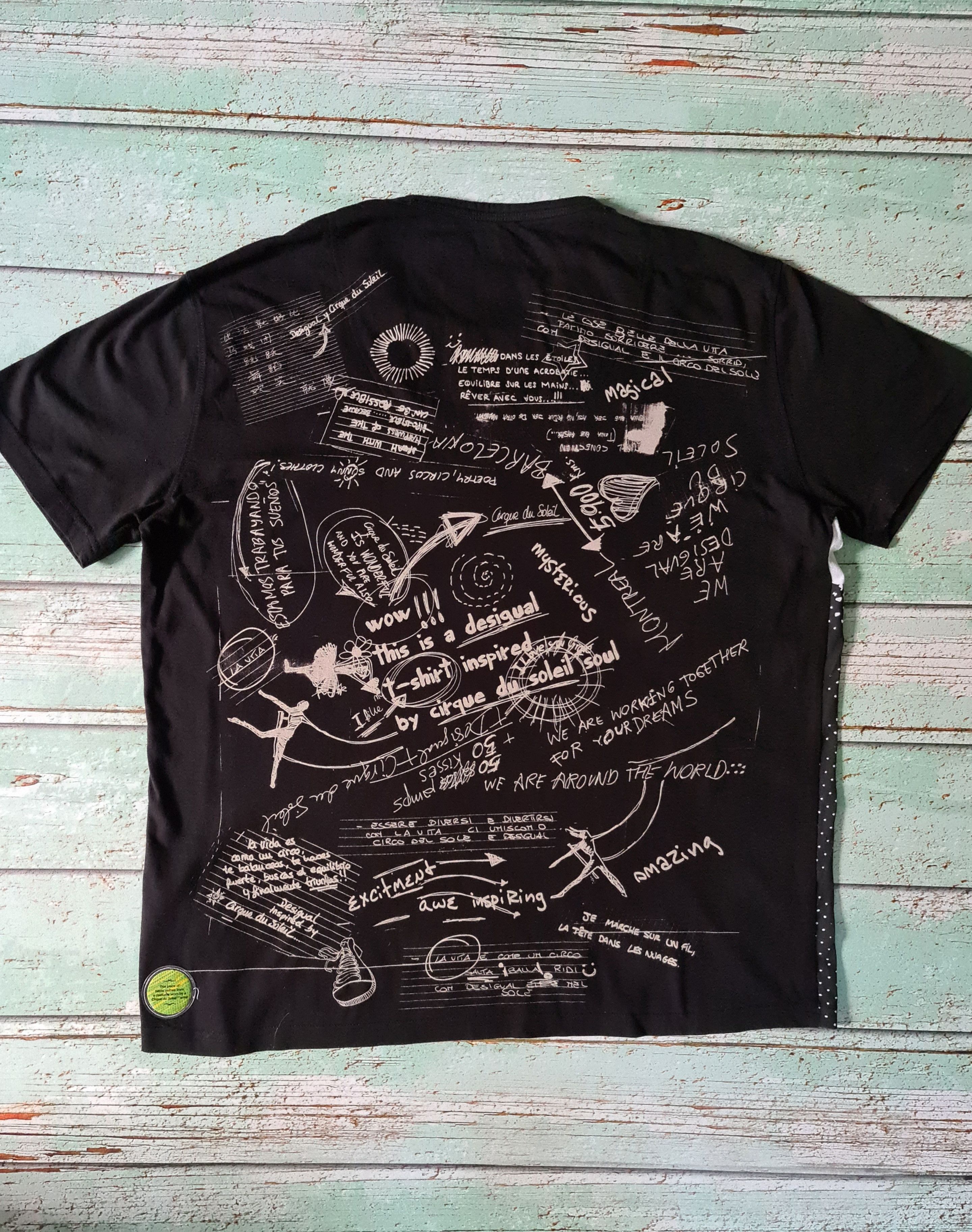 Desigual Desigual Clown T-shirts streetwear overprint Size US XXL / EU 58 / 5 - 2 Thumbnail