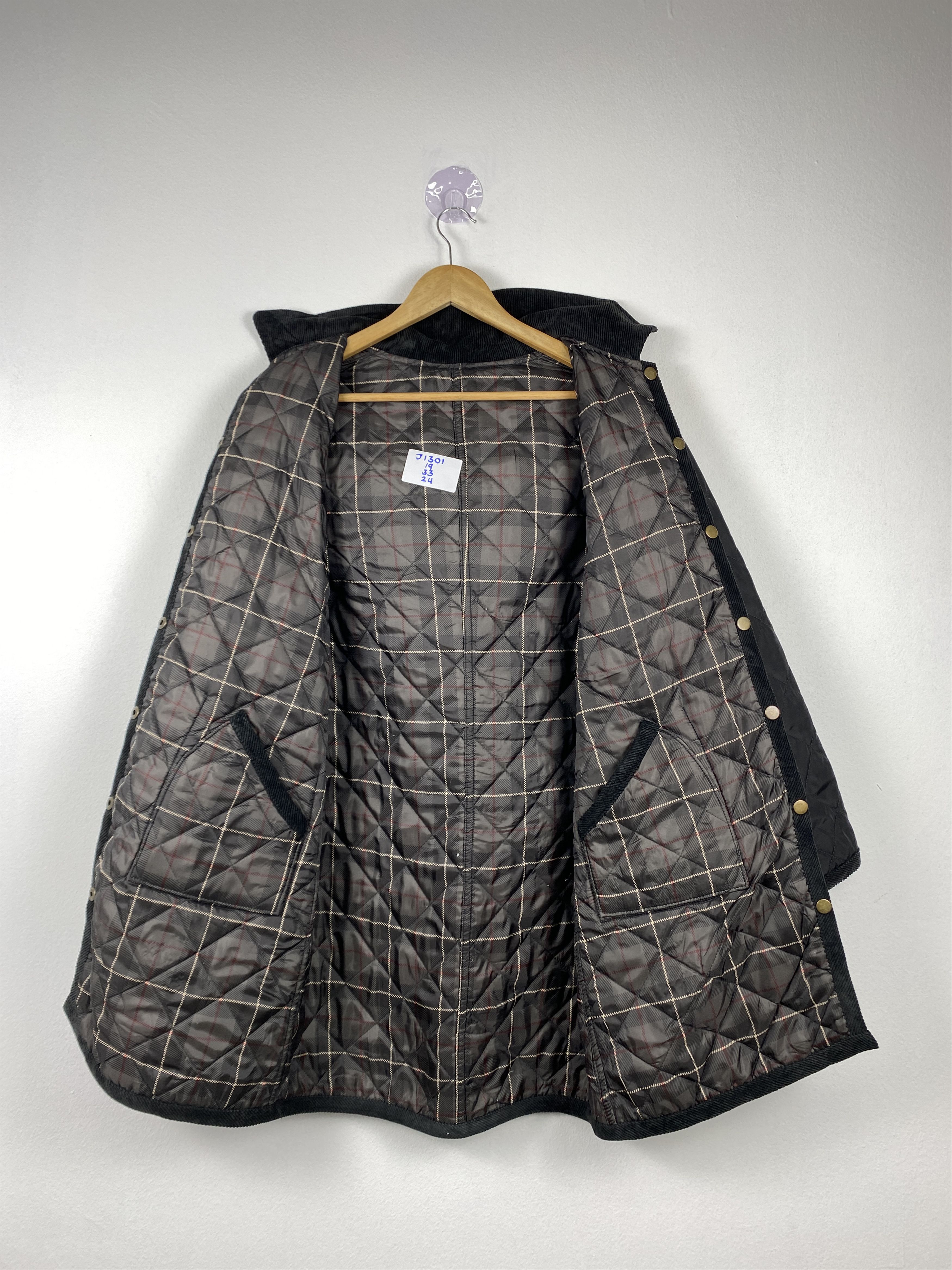 Vintage Onsa Off Hoodie Button Up Long Jacket J1301