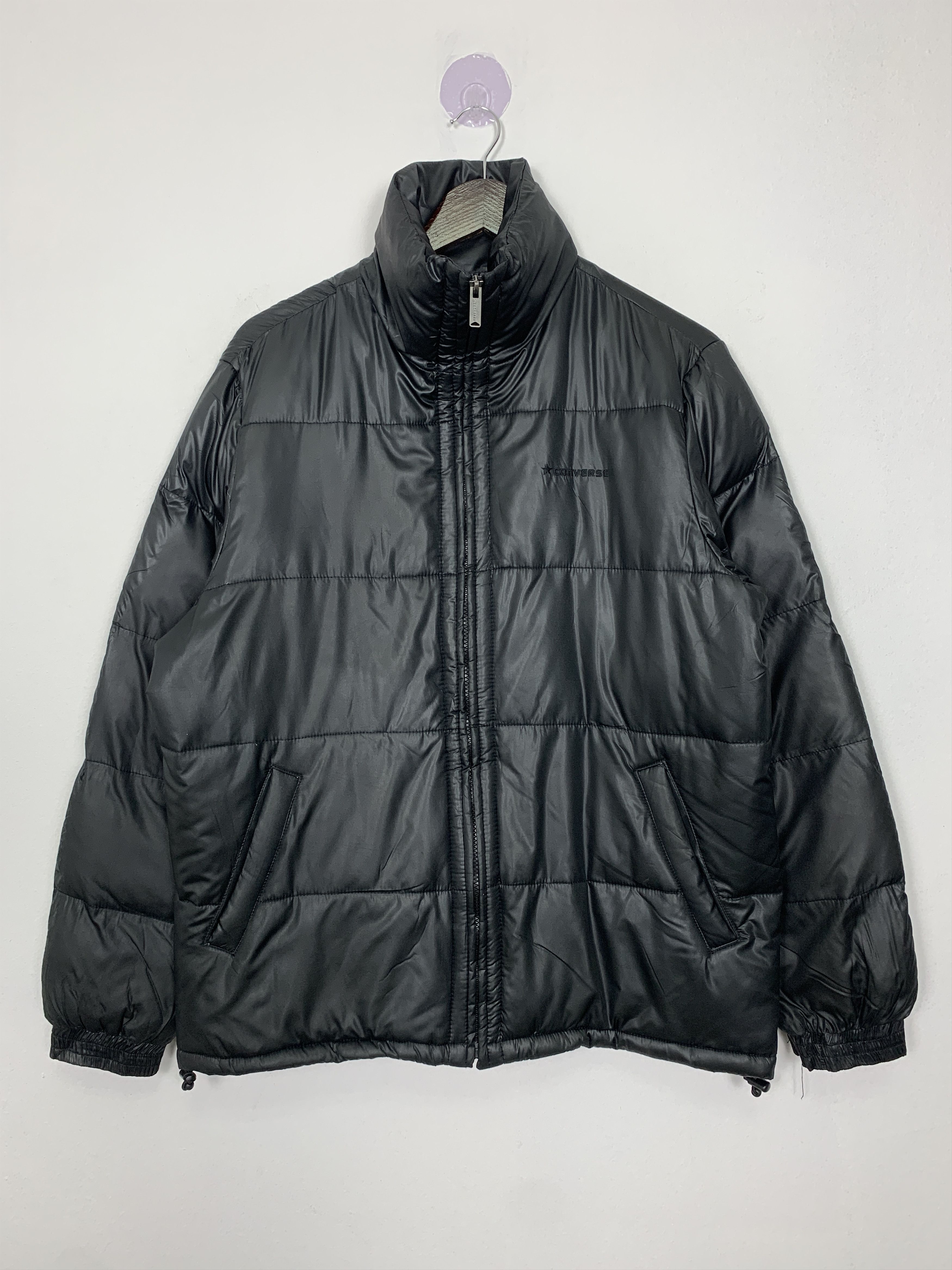 Converse × Vintage Vintage CONVERSE Puffer Zip Up Jacket J1059 Size US M / EU 48-50 / 2 - 1 Thumbnail