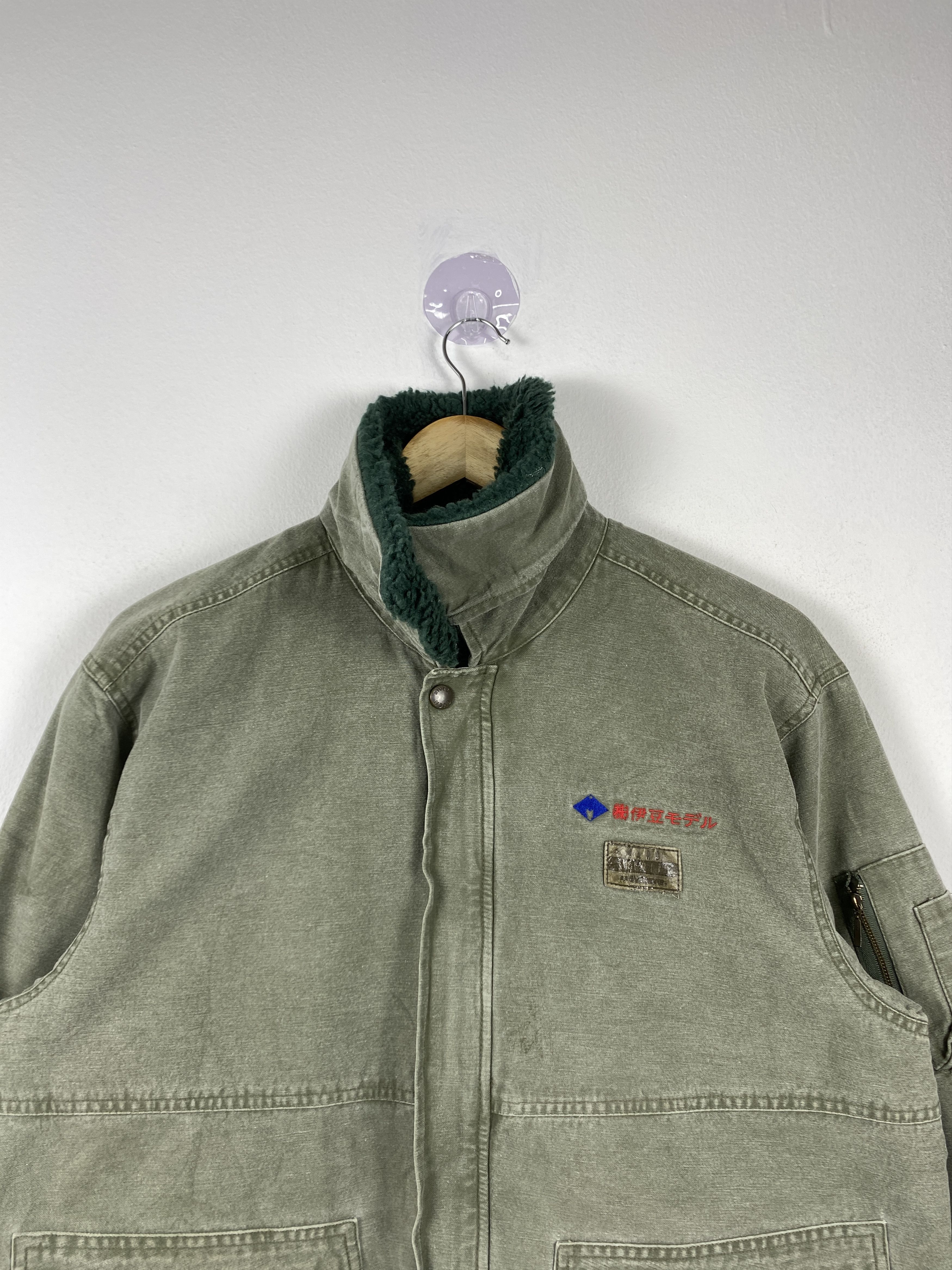 Japanese Brand Vintage Even River Sunfaded Sherpa Lining Jacket J1309 Size US S / EU 44-46 / 1 - 2 Thumbnail