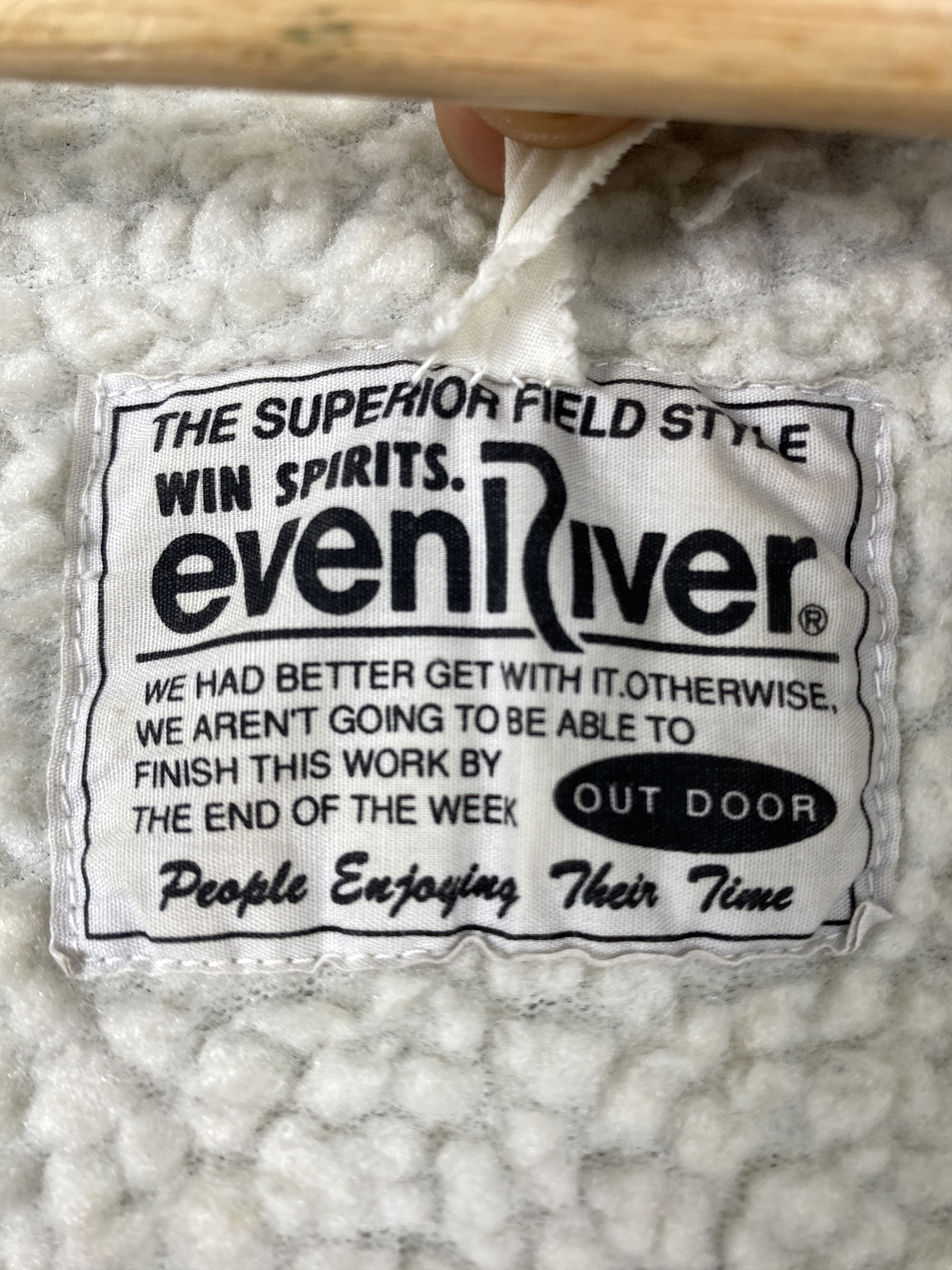 Japanese Brand Vintage Even River Sunfaded Sherpa Lining Jacket J1309 Size US S / EU 44-46 / 1 - 15 Thumbnail