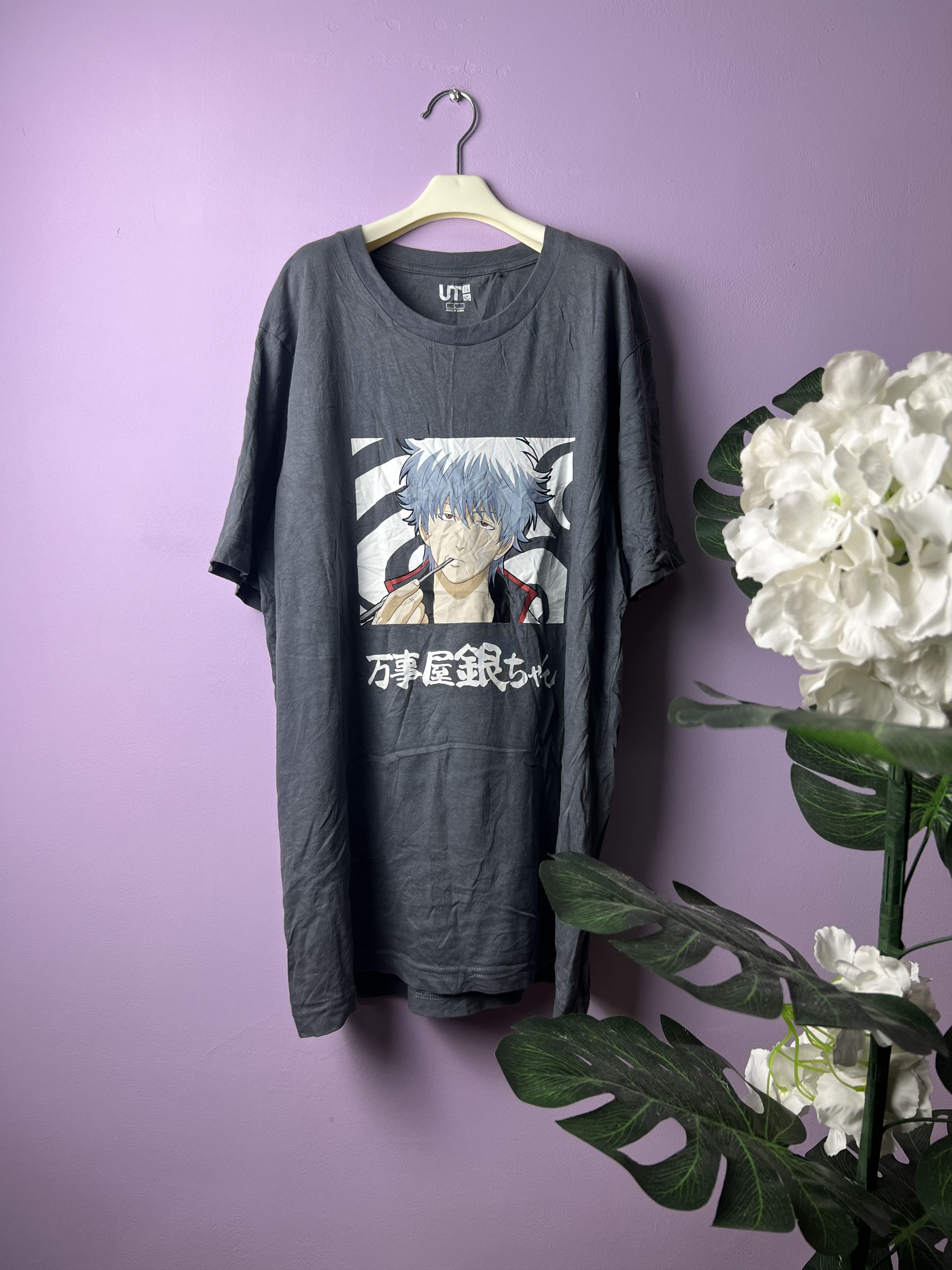 Uniqlo Kuroko Basketball T Shirt Uniqlo Gintoki Sakata Anime Tees