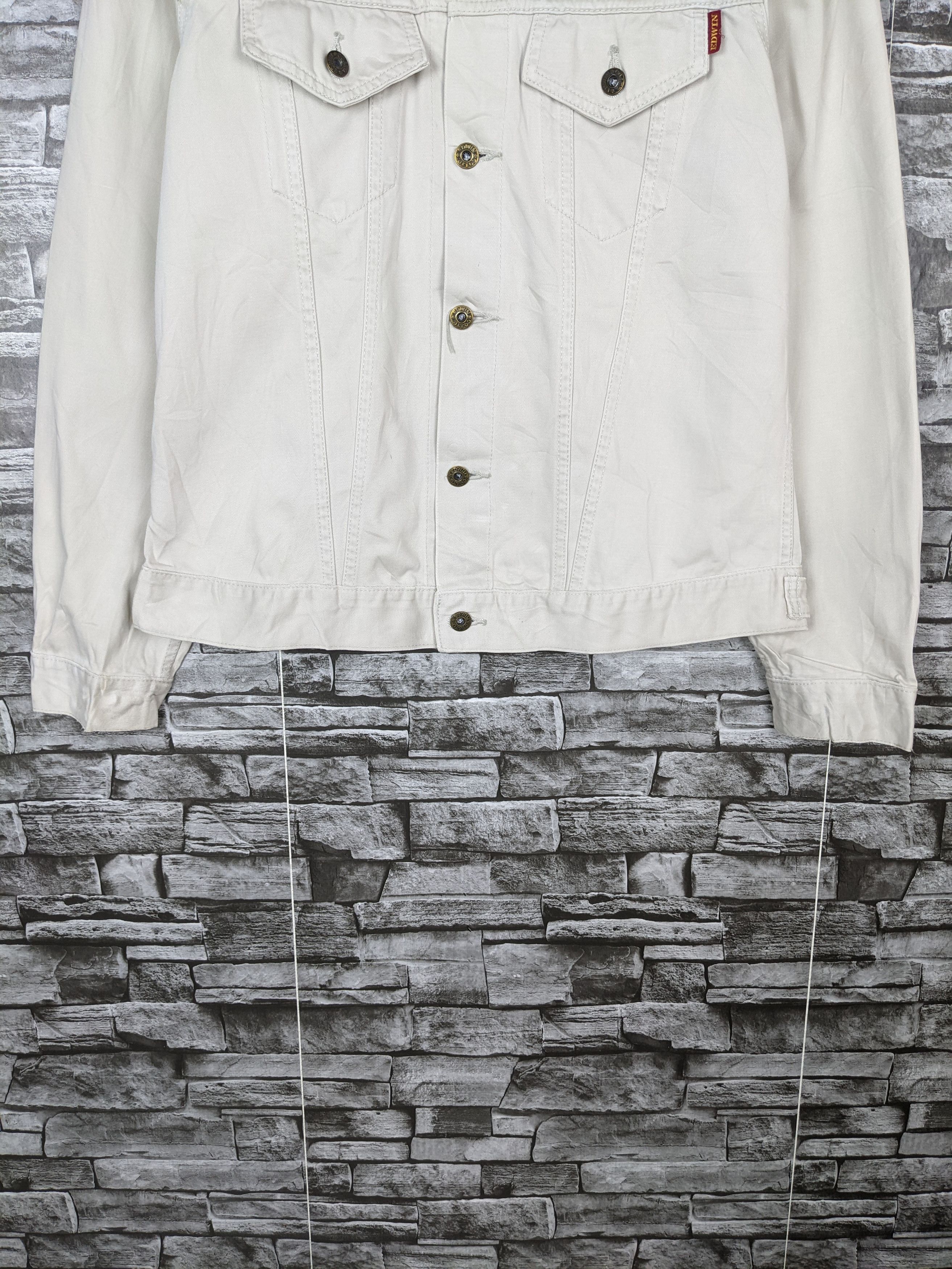 Edwin Vintage Edwin Plain Truckers Denim Jacket Outerwear Size US L / EU 52-54 / 3 - 4 Thumbnail