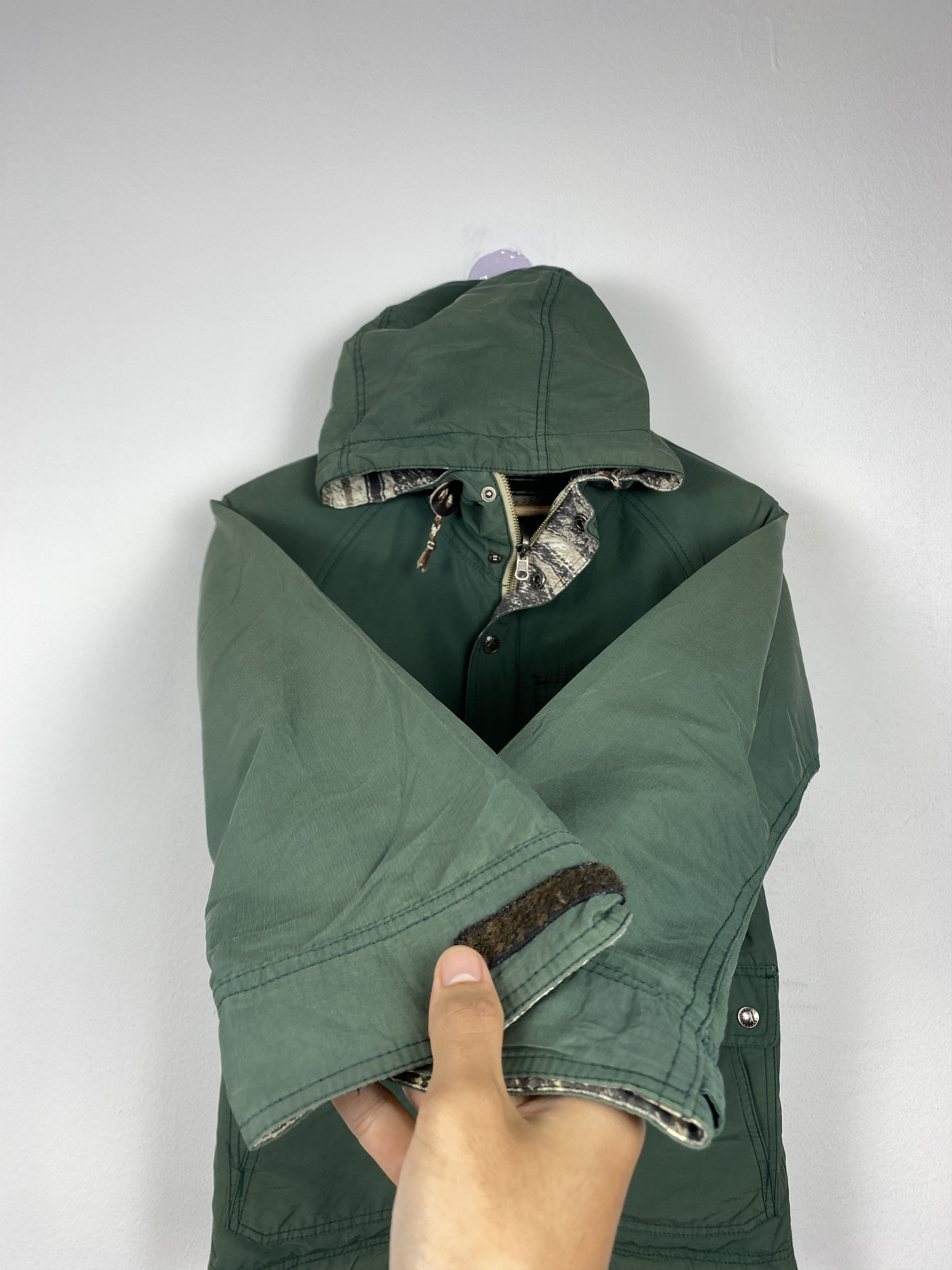 GRN Vintage GRN Tokyo Checkered Lining Hoodie Jacket J1166 Size US S / EU 44-46 / 1 - 7 Thumbnail