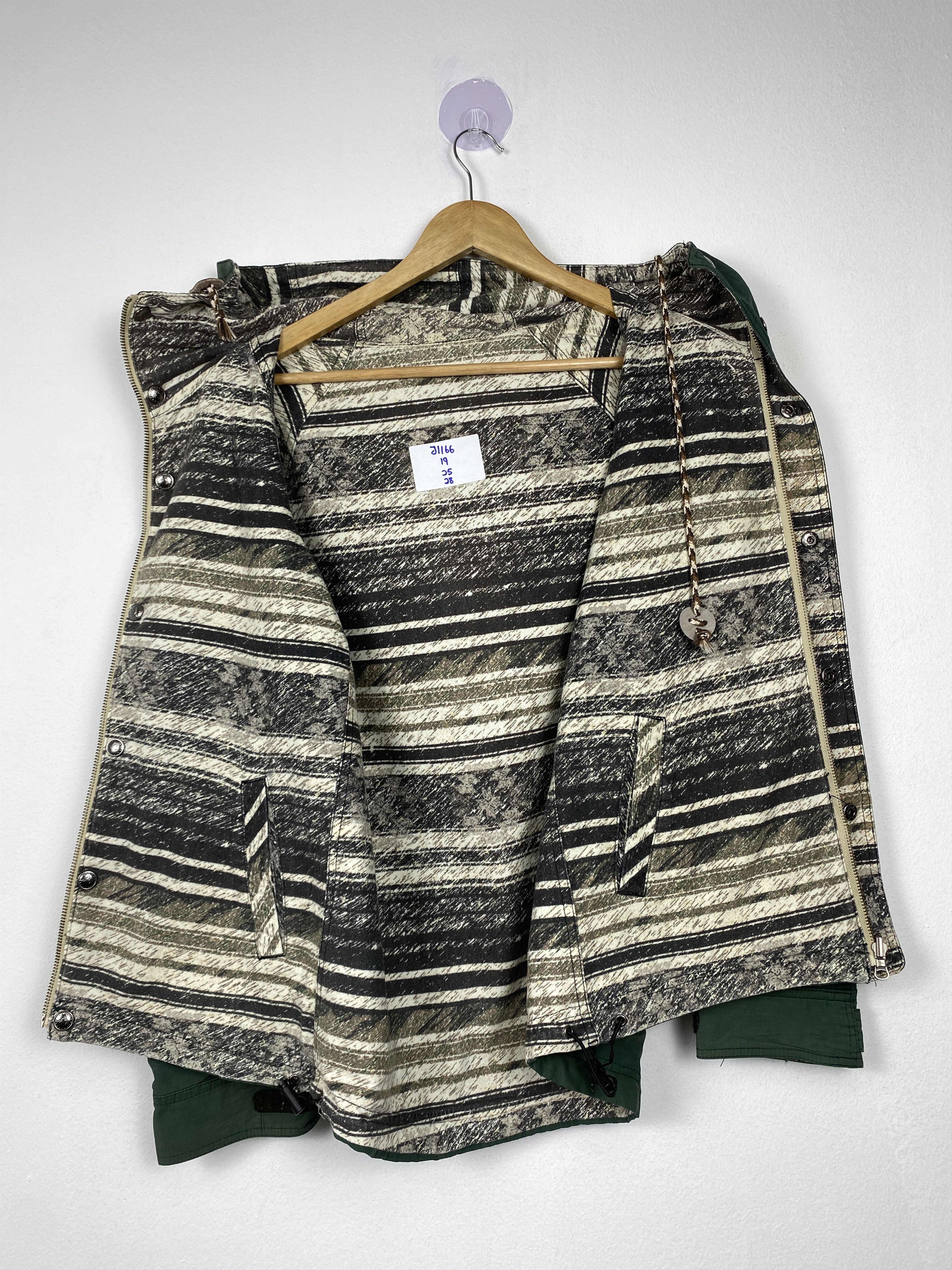 GRN Vintage GRN Tokyo Checkered Lining Hoodie Jacket J1166 Size US S / EU 44-46 / 1 - 10 Thumbnail