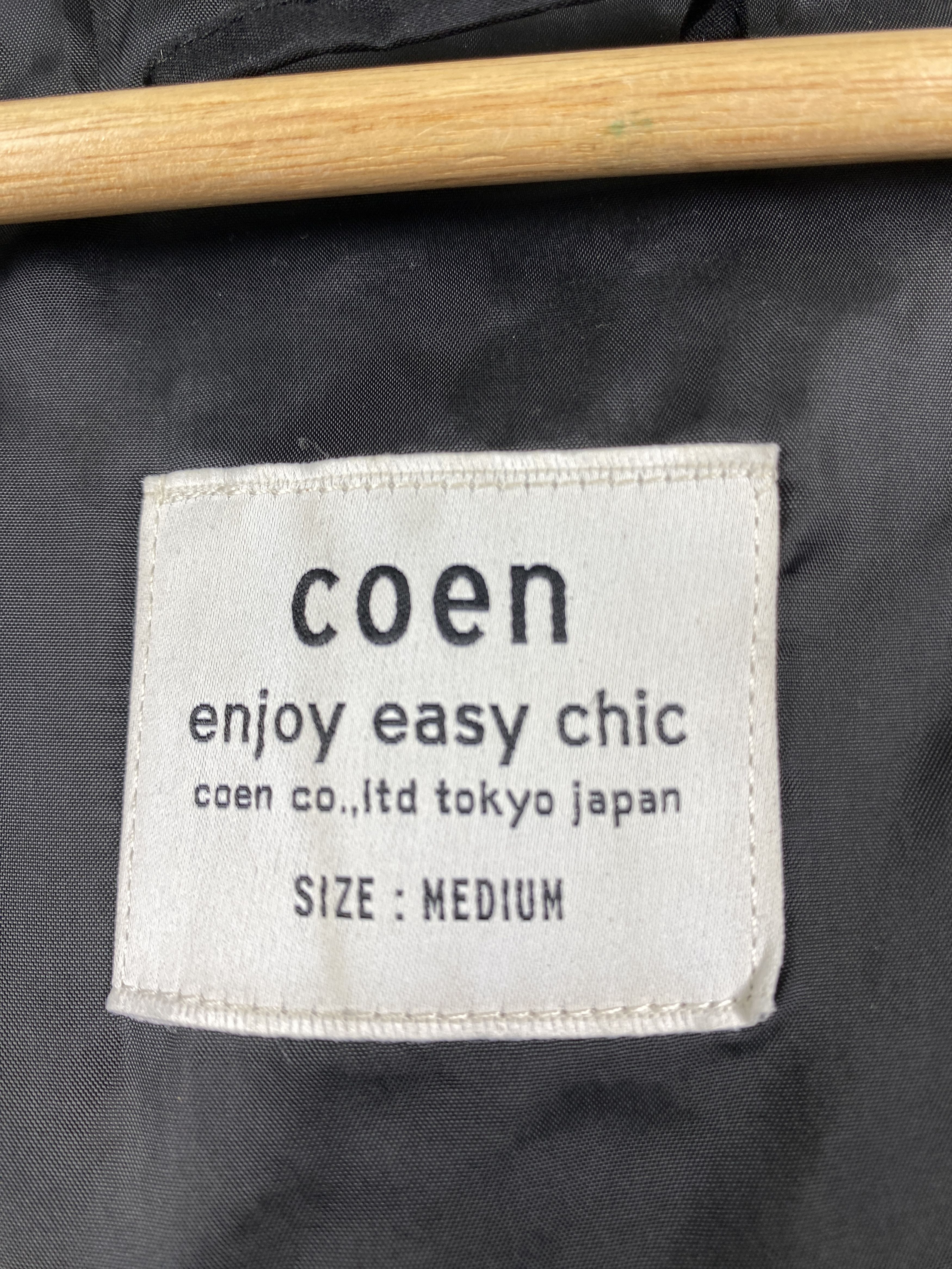 Japanese Brand Vintage Coen Hoodie Puffer Zip Up Jacket J1284 Size US S / EU 44-46 / 1 - 12 Thumbnail