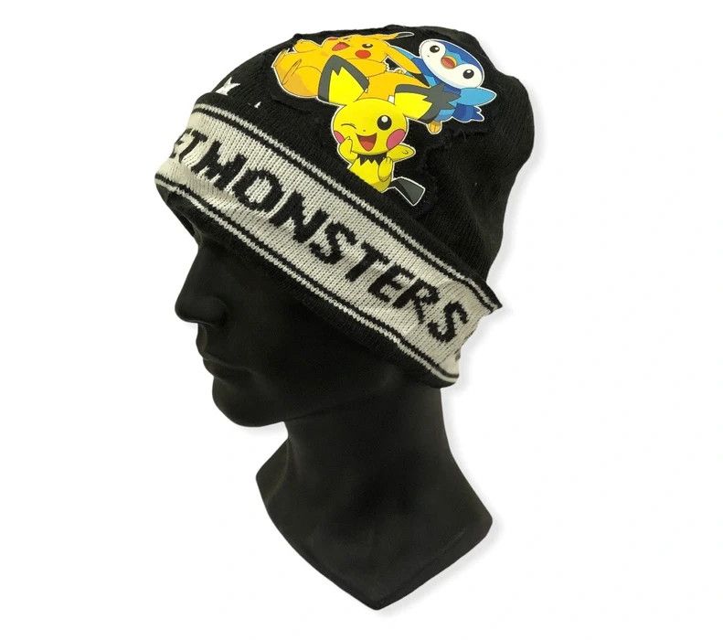 image of Cartoon Network x Hats Vintage Pokemon Cartoon Beanie Hat, Men's