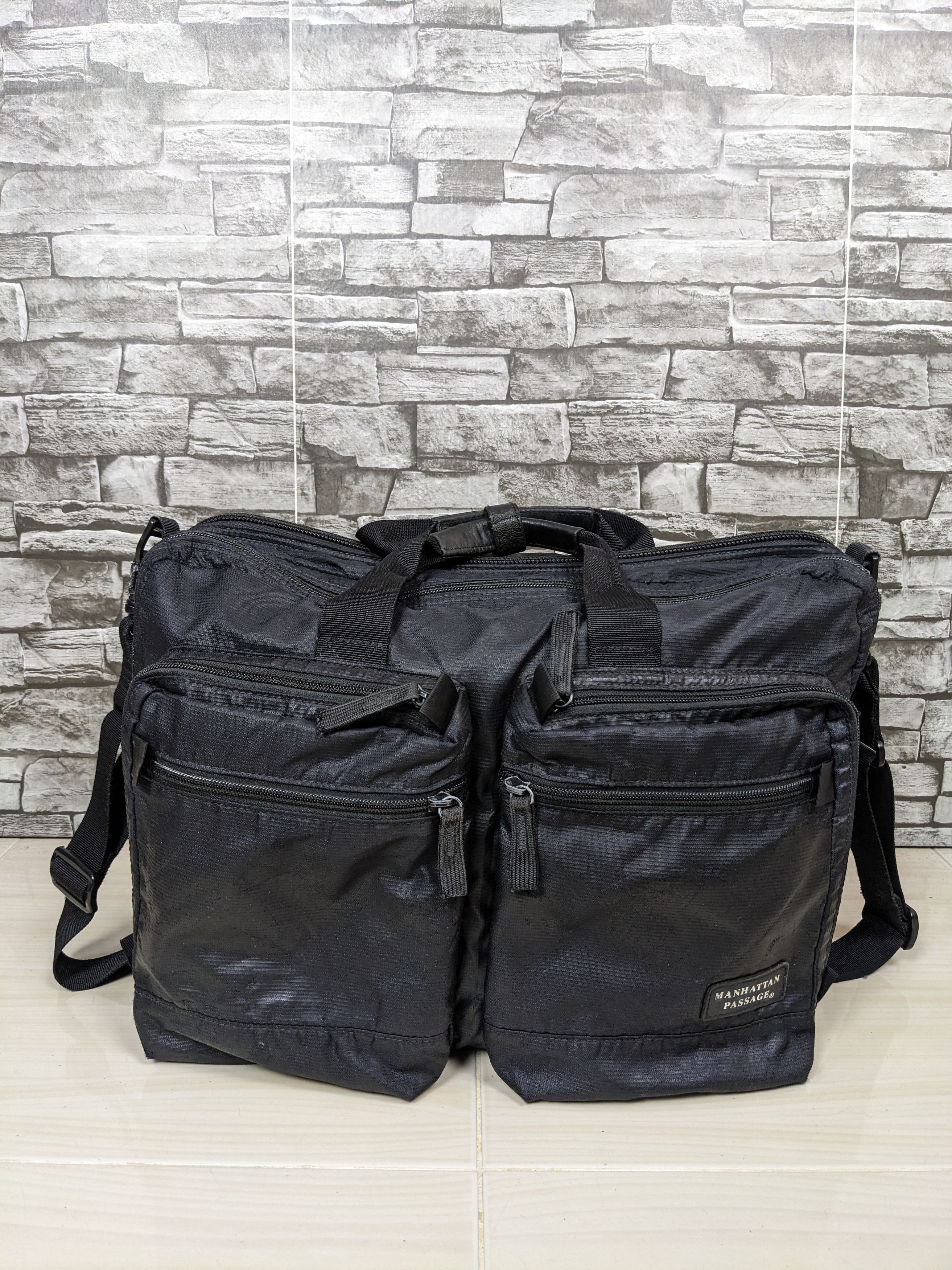 Manhattan Portage Vintage Manhattan Passage Briefcase Laptop Holder Big Size ONE SIZE - 2 Thumbnail