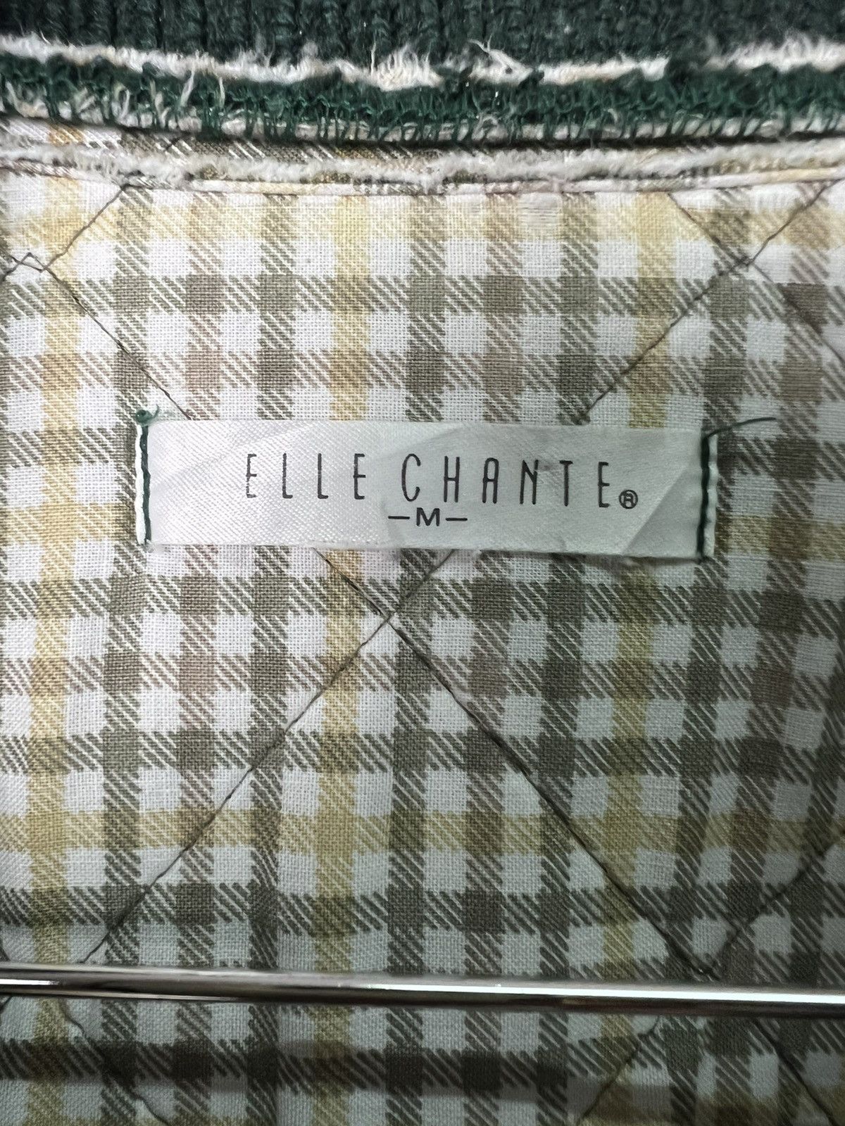 Japanese Brand 🔥Distressed Vintage Elle Chante Bear Quilted Jacket Size US M / EU 48-50 / 2 - 4 Thumbnail