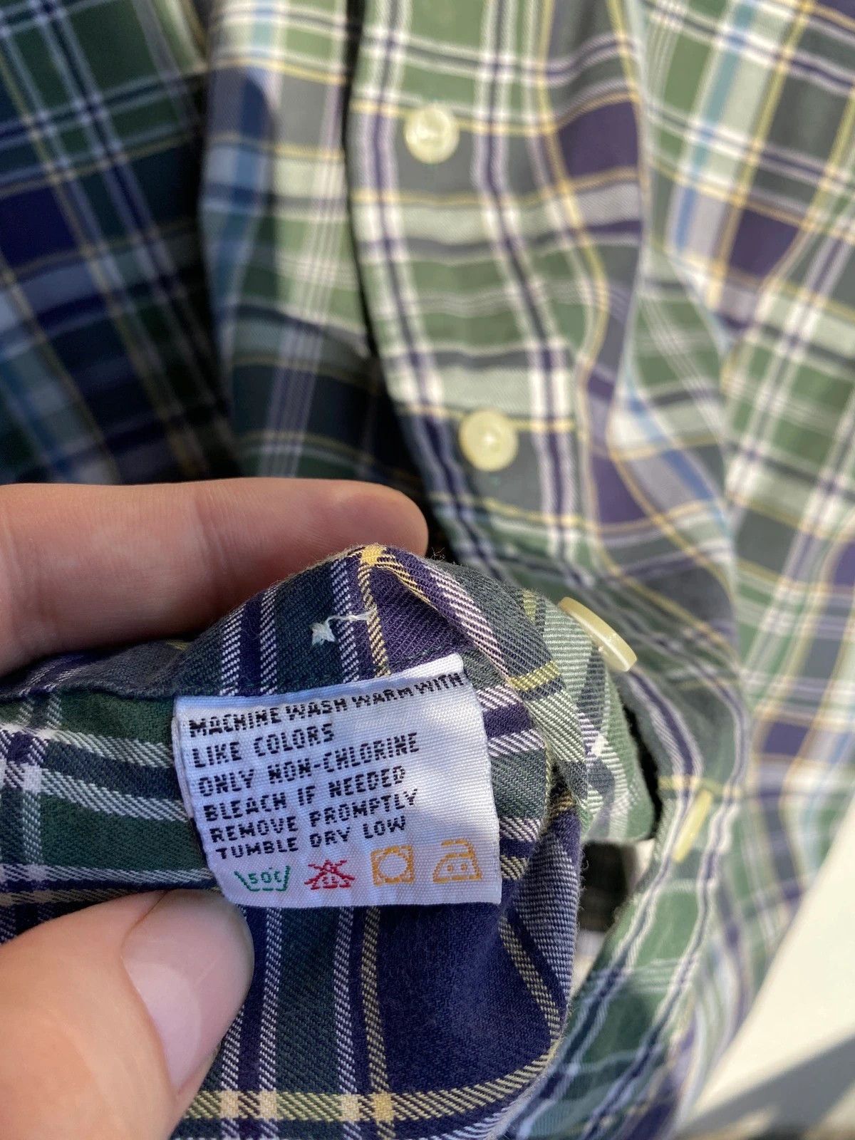 Yves Saint Laurent Summer YSL Shirt Cotton Green Check Yves Saint Laurent Shirt Size US S / EU 44-46 / 1 - 7 Thumbnail