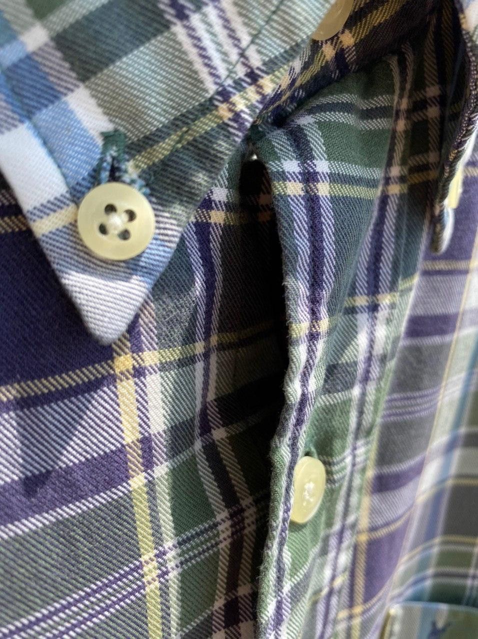 Yves Saint Laurent Summer YSL Shirt Cotton Green Check Yves Saint Laurent Shirt Size US S / EU 44-46 / 1 - 19 Thumbnail