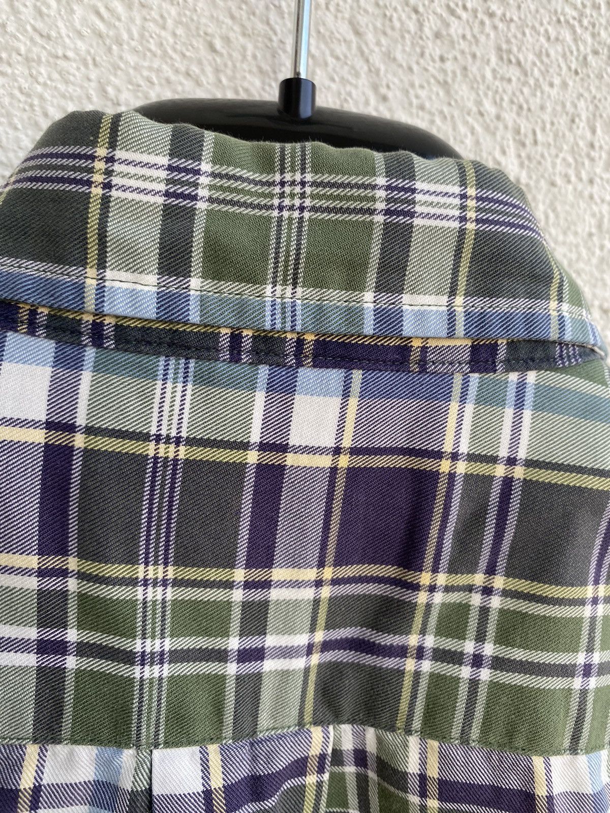 Yves Saint Laurent Summer YSL Shirt Cotton Green Check Yves Saint Laurent Shirt Size US S / EU 44-46 / 1 - 14 Thumbnail