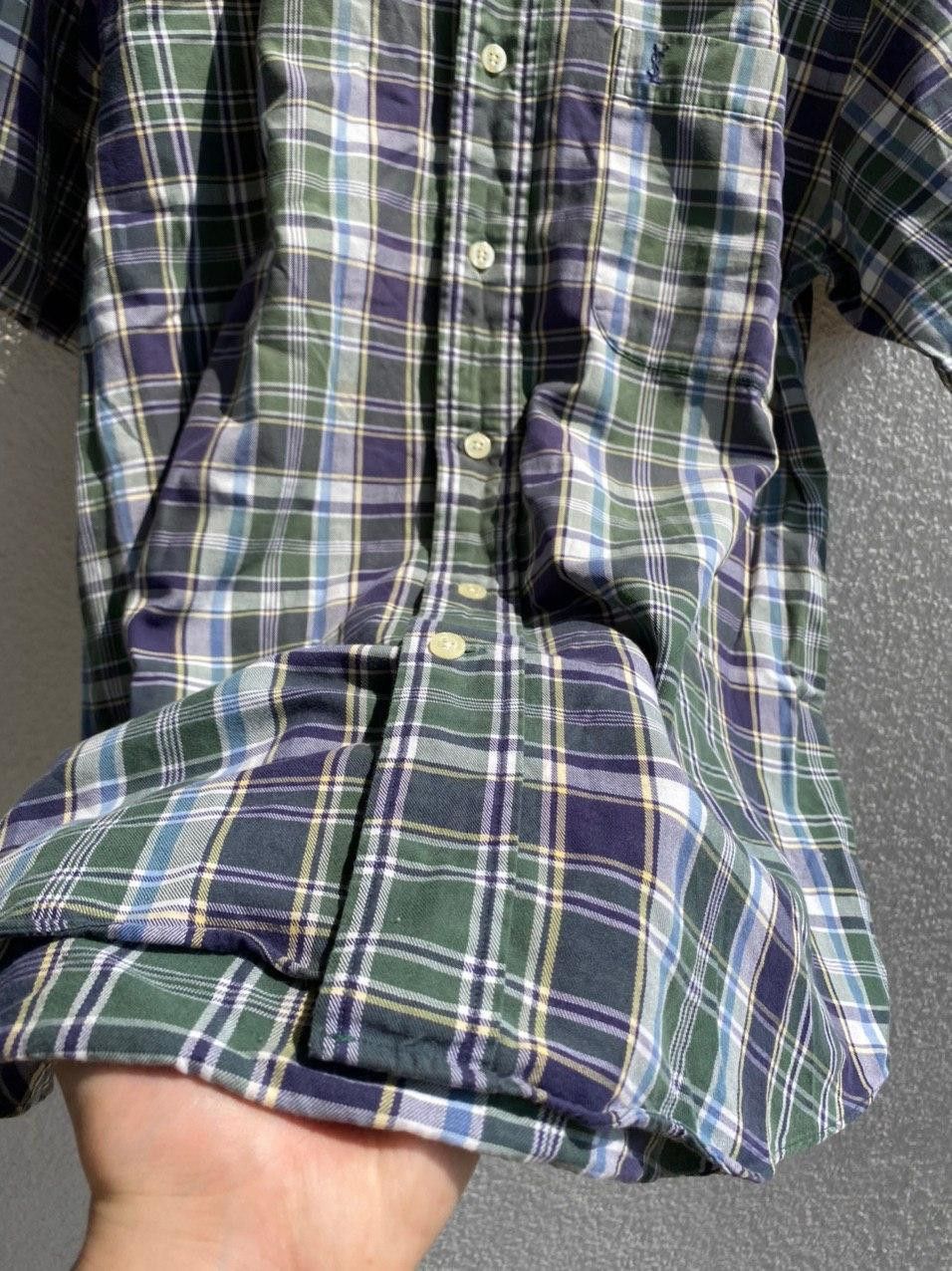 Yves Saint Laurent Summer YSL Shirt Cotton Green Check Yves Saint Laurent Shirt Size US S / EU 44-46 / 1 - 20 Thumbnail