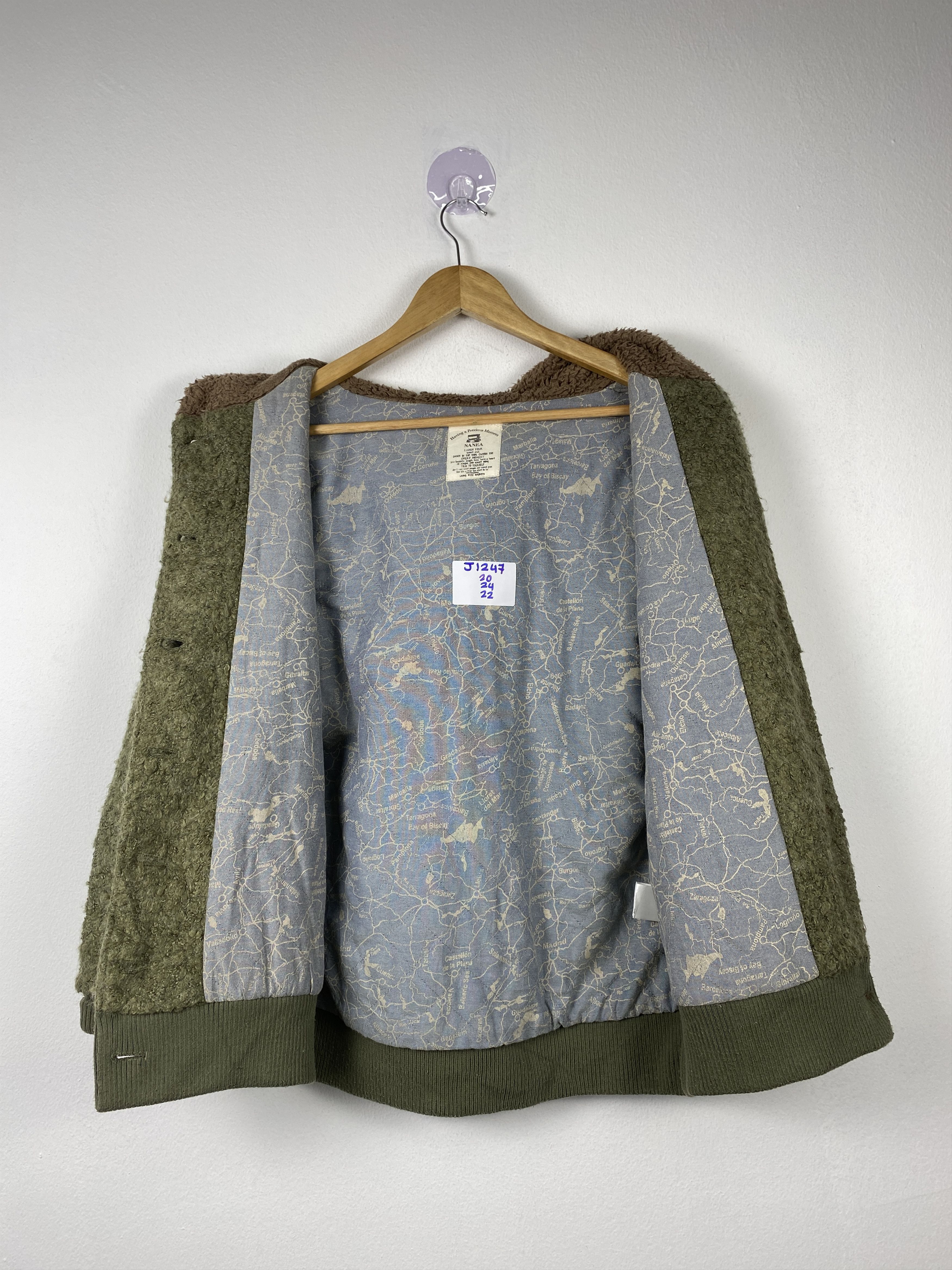 Japanese Brand Vintage NANEA Hoodie Sherpa Winter Jacket J1247 Size US S / EU 44-46 / 1 - 9 Thumbnail