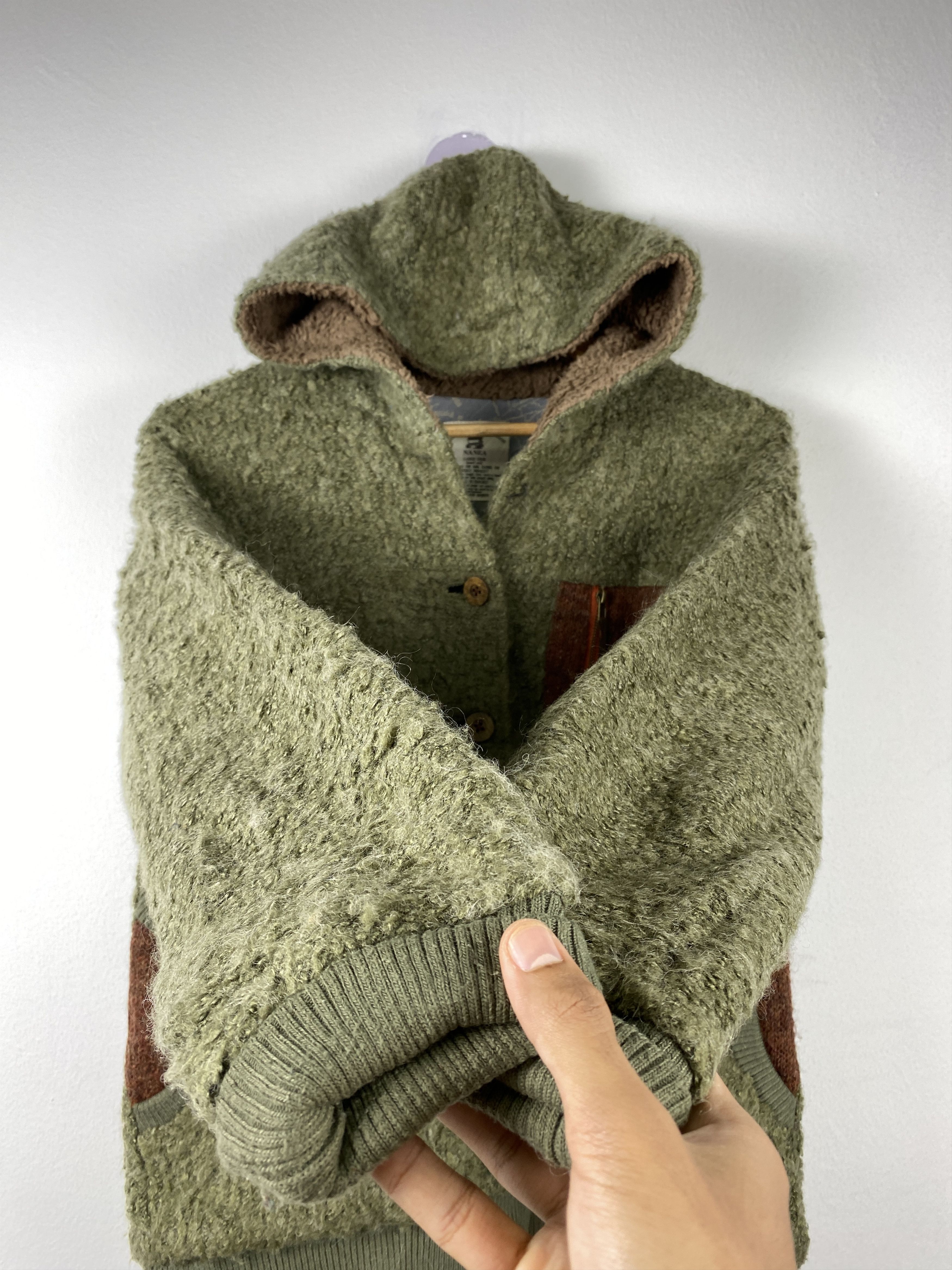 Japanese Brand Vintage NANEA Hoodie Sherpa Winter Jacket J1247 Size US S / EU 44-46 / 1 - 7 Thumbnail