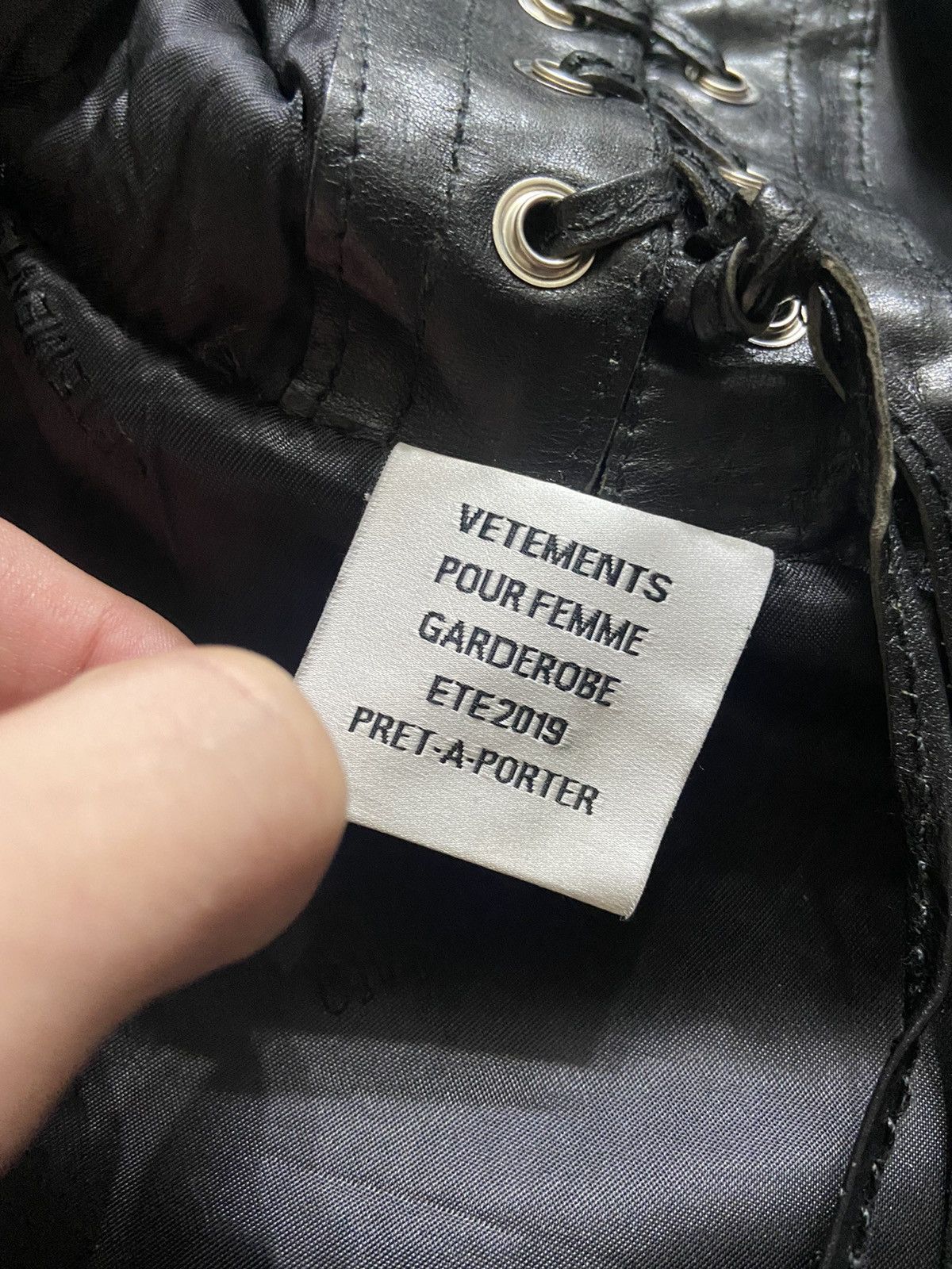 Vetements M Vetements GIMP mask leather coat jacket parka Size M / US 6-8 / IT 42-44 - 5 Thumbnail