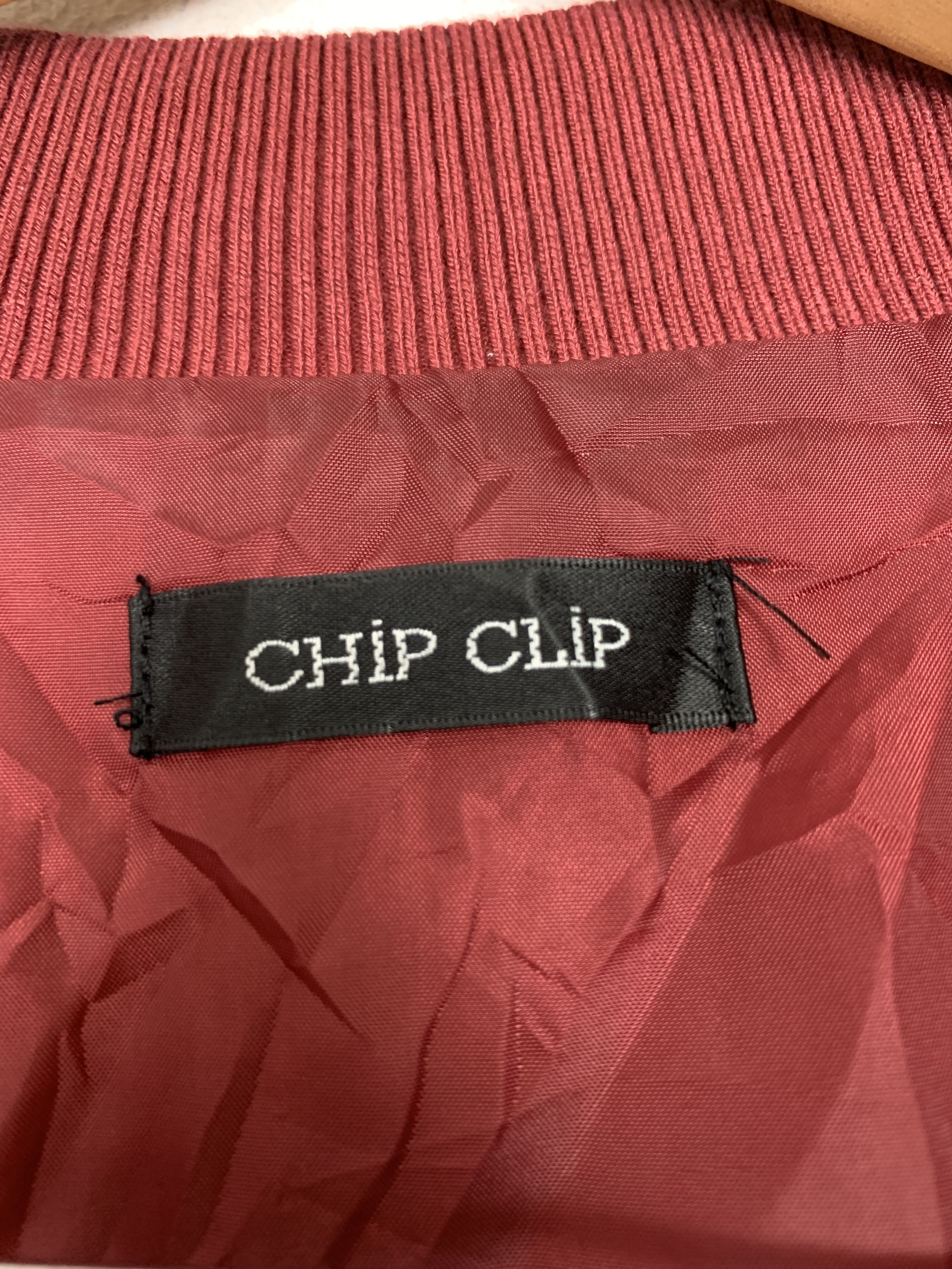 Japanese Brand Vintage Chip clip Button Up Varsity Jacket J1452 Size US S / EU 44-46 / 1 - 8 Thumbnail
