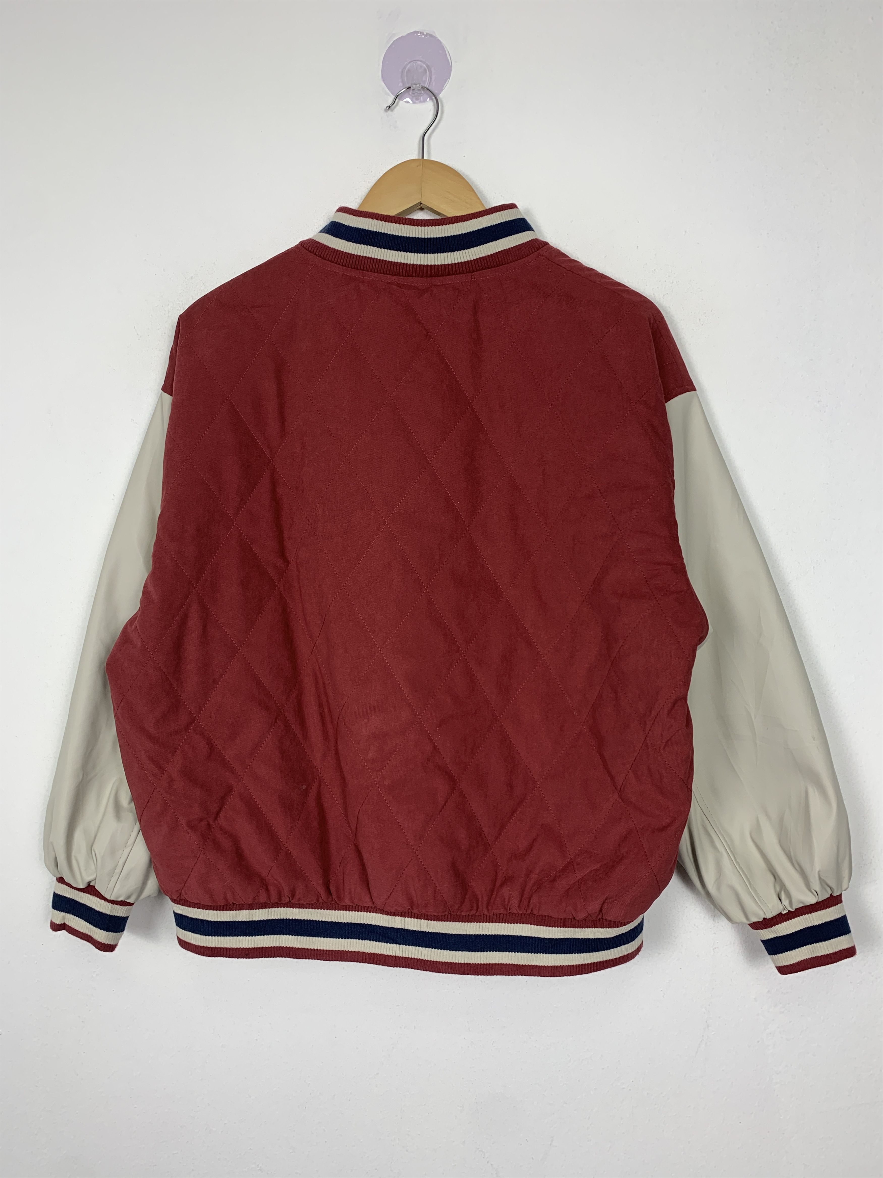Japanese Brand Vintage Chip clip Button Up Varsity Jacket J1452 Size US S / EU 44-46 / 1 - 6 Thumbnail