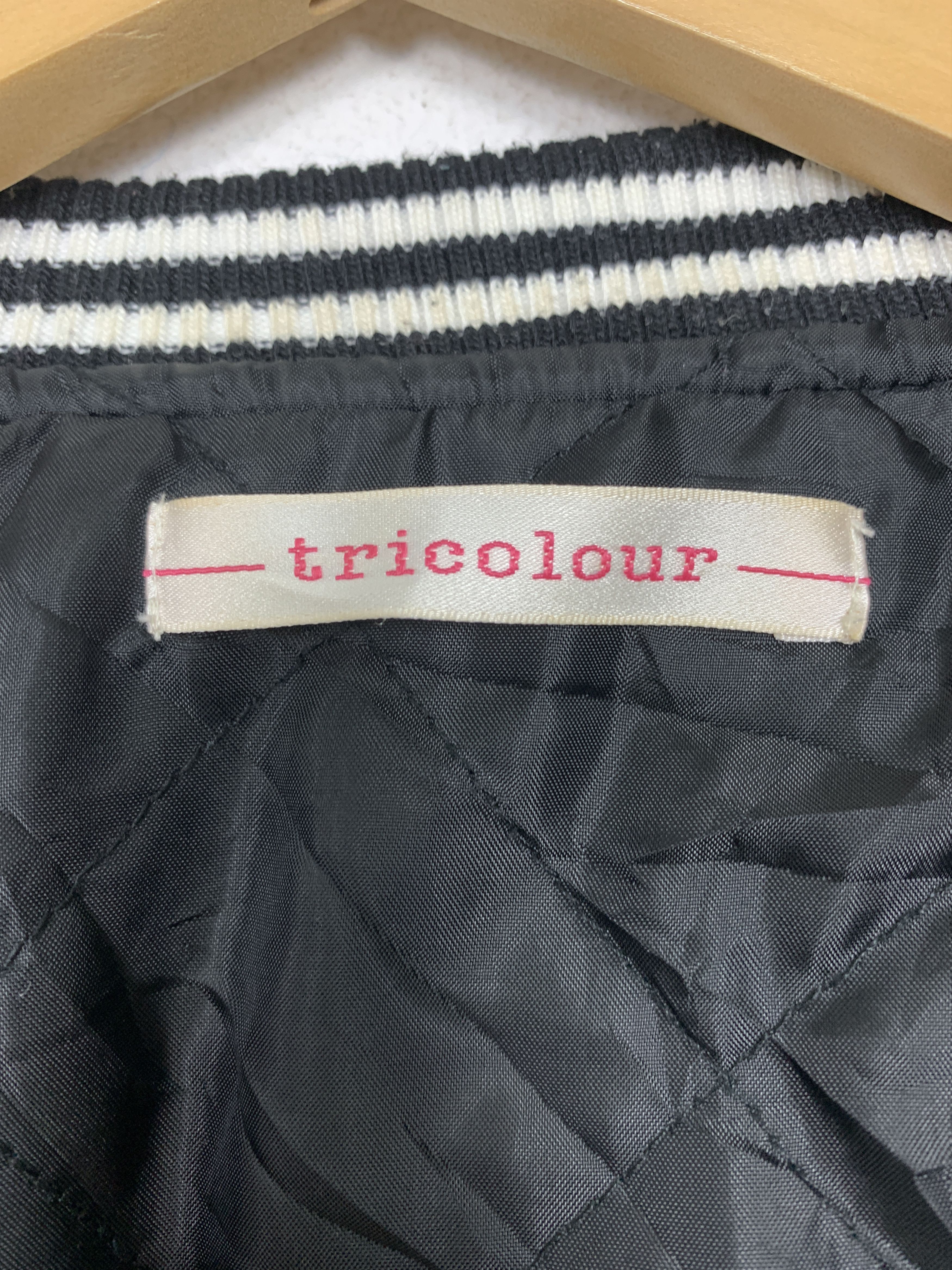 Japanese Brand Vintage TRICOLOUR Quilted Lining Varsity Jacket J1458 Size US S / EU 44-46 / 1 - 12 Thumbnail