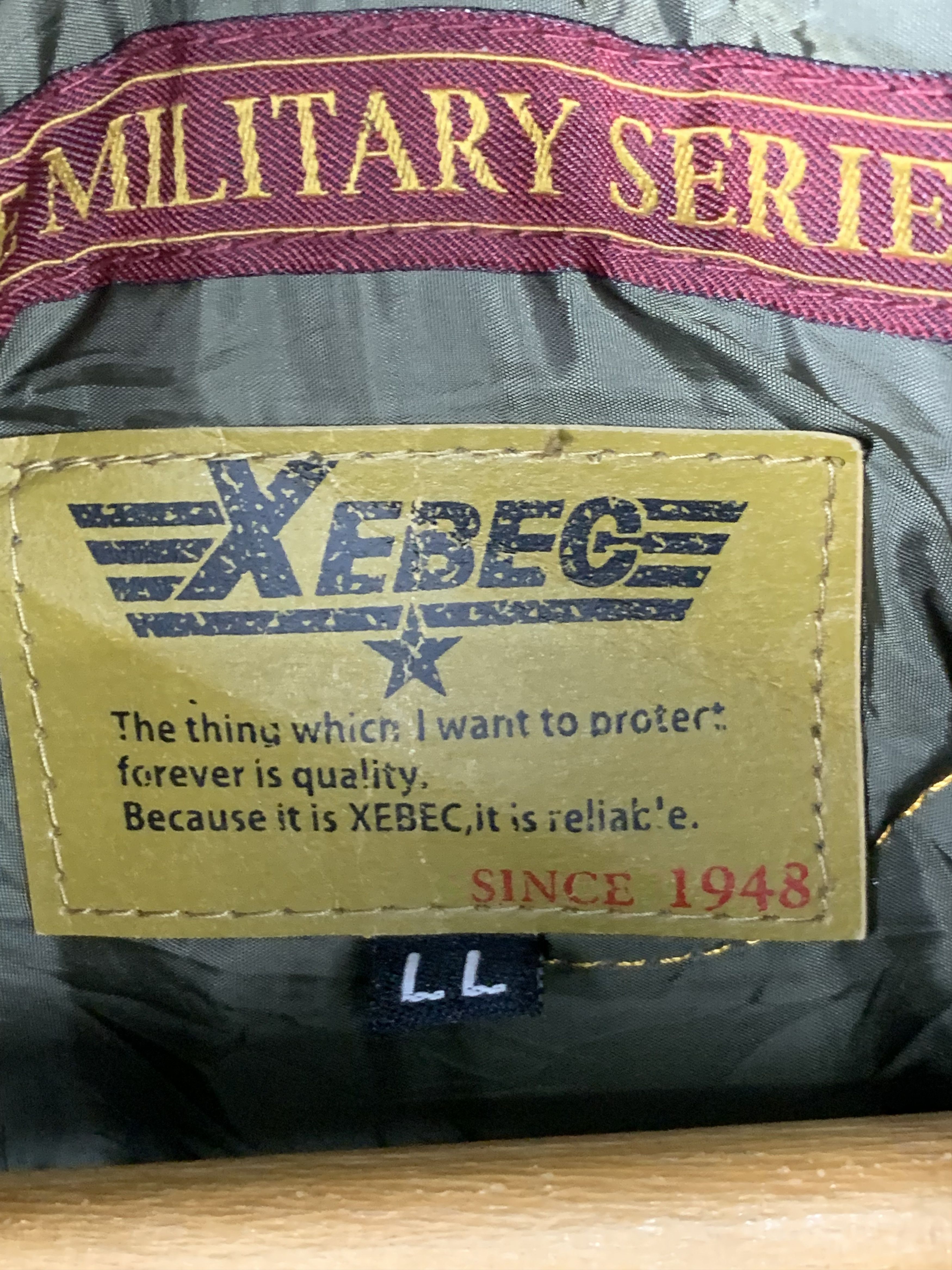 Japanese Brand Vintage XEBEC Military Series Parkas J0343 Size US L / EU 52-54 / 3 - 13 Thumbnail