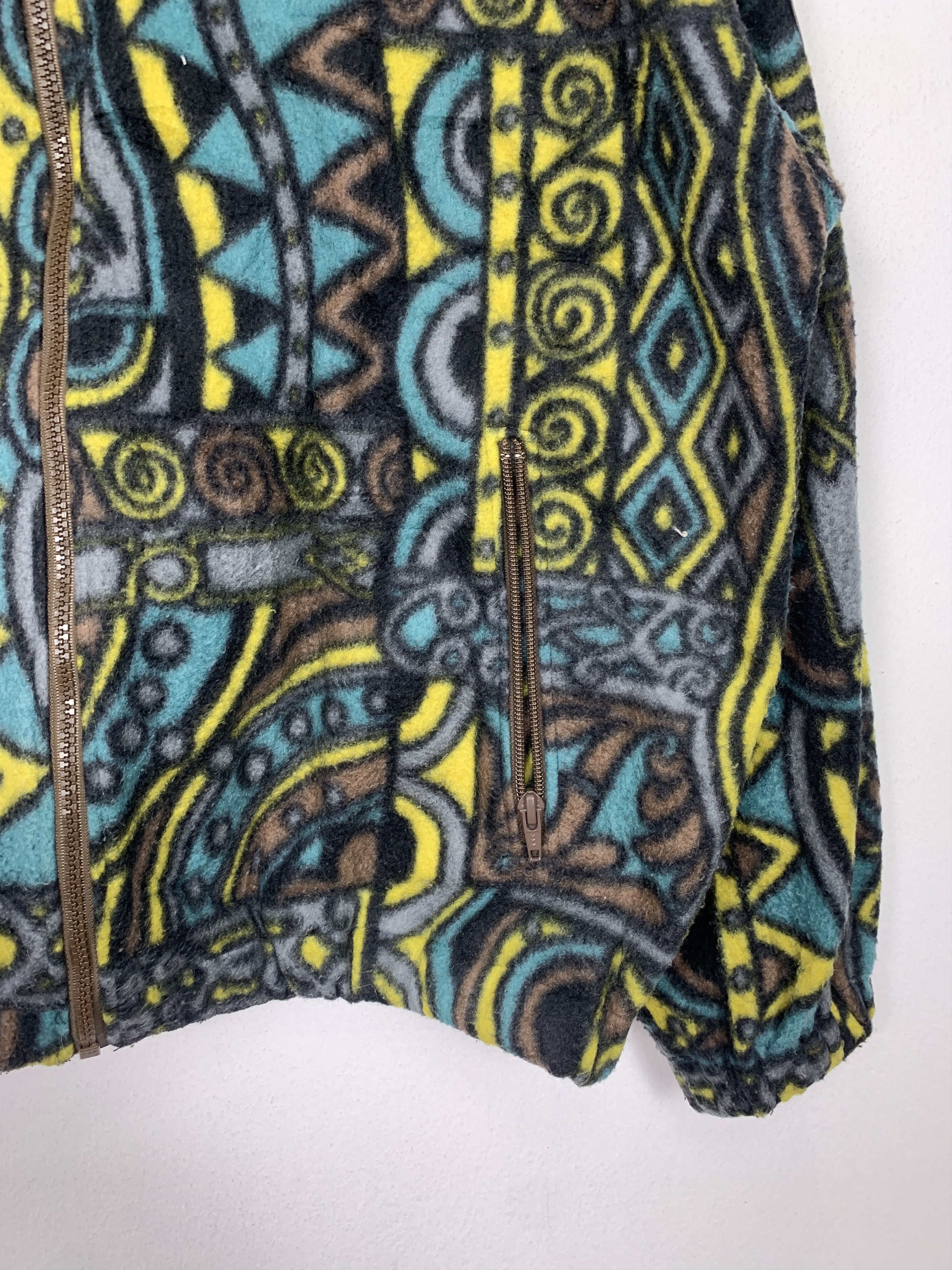 Japanese Brand Vintage BE POP Full Print Fleece Hoodie Jacket J1454 Size US M / EU 48-50 / 2 - 4 Thumbnail