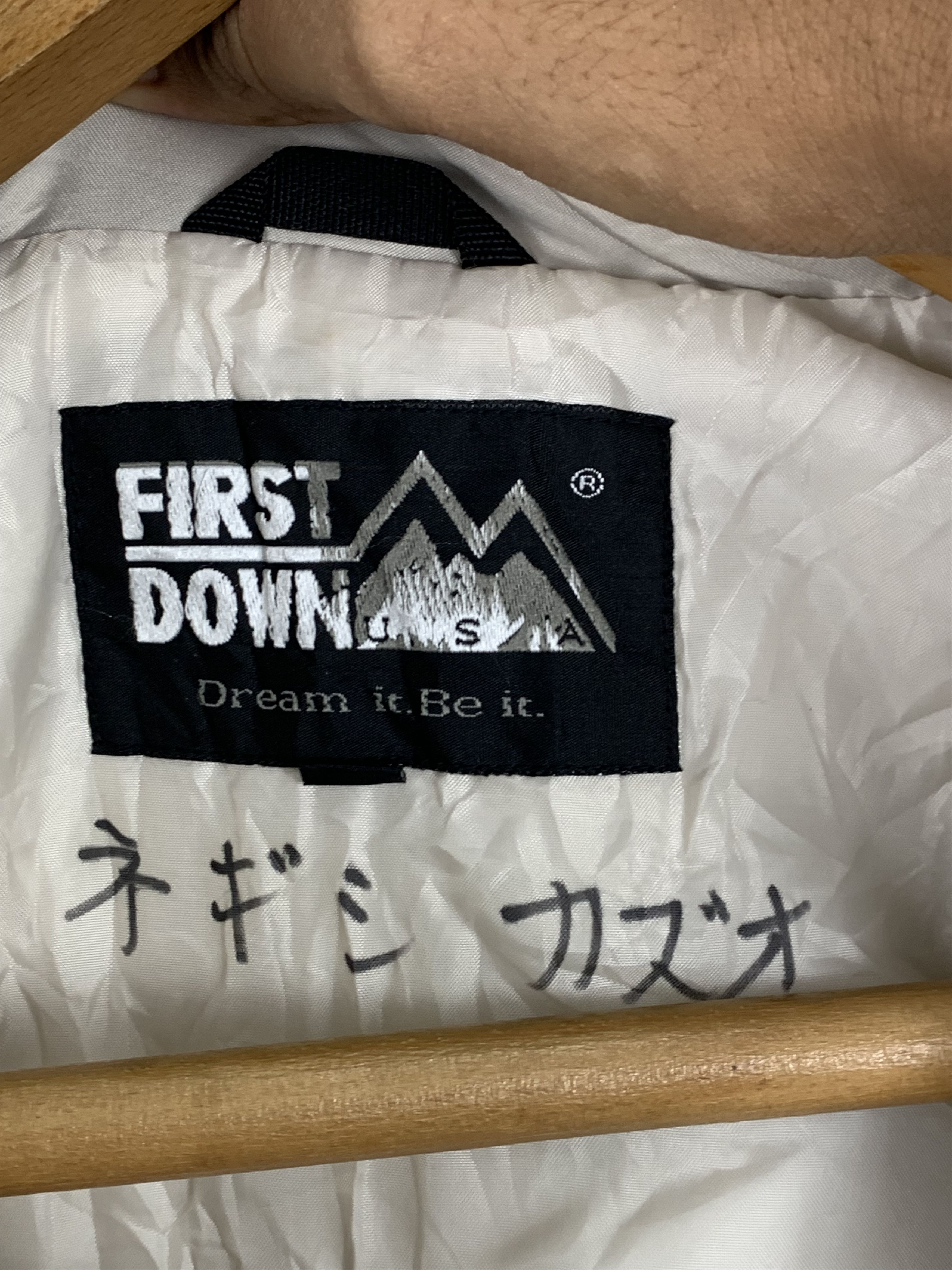 Vintage Vintage FIRST DOWN Usa Windbreaker Zip Up Jacket Size US M / EU 48-50 / 2 - 11 Thumbnail