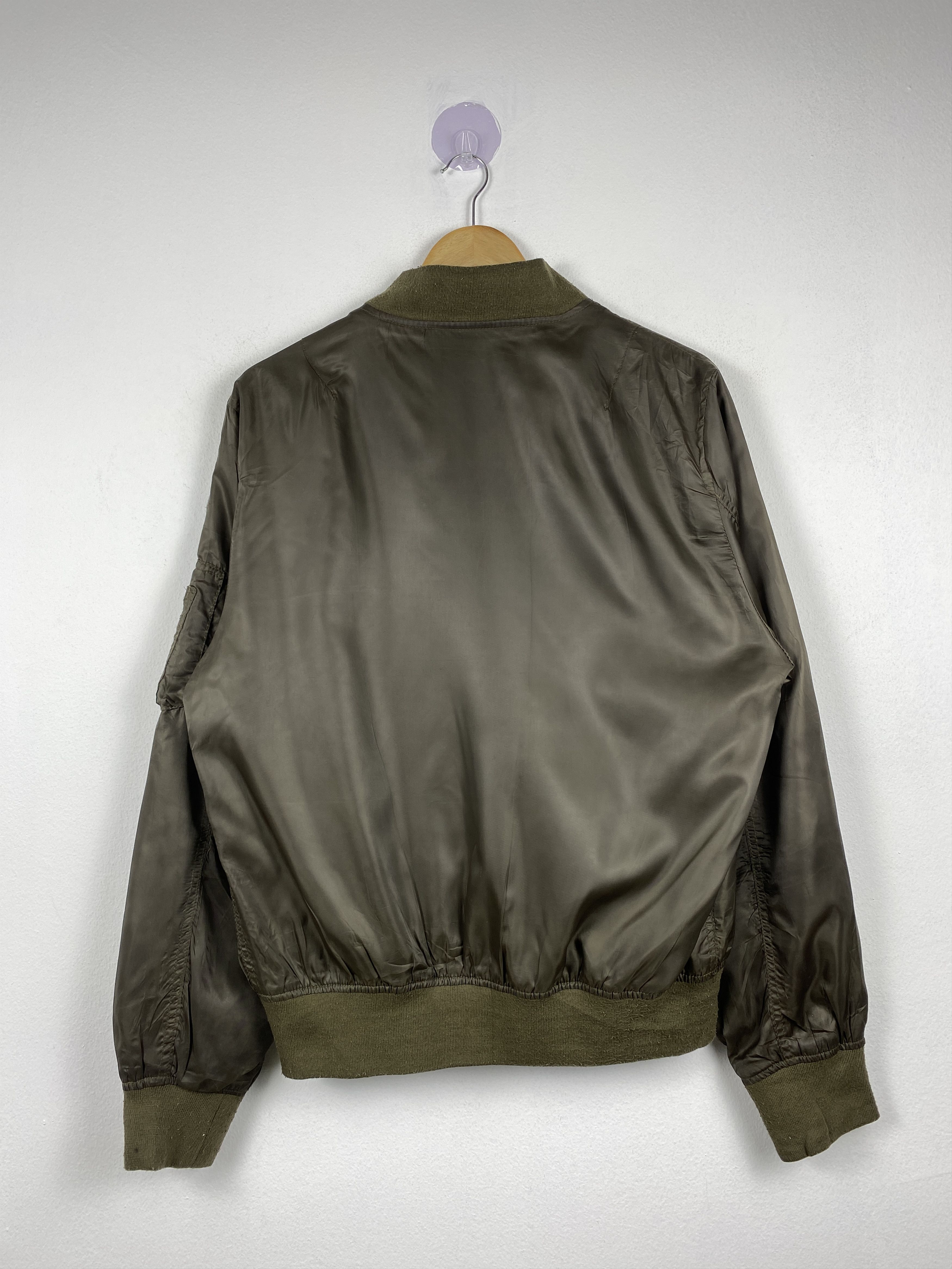 Vintage Vintage US AIR FORCE Patches Zip Up Bombers Jacket J1210 Size US S / EU 44-46 / 1 - 9 Thumbnail