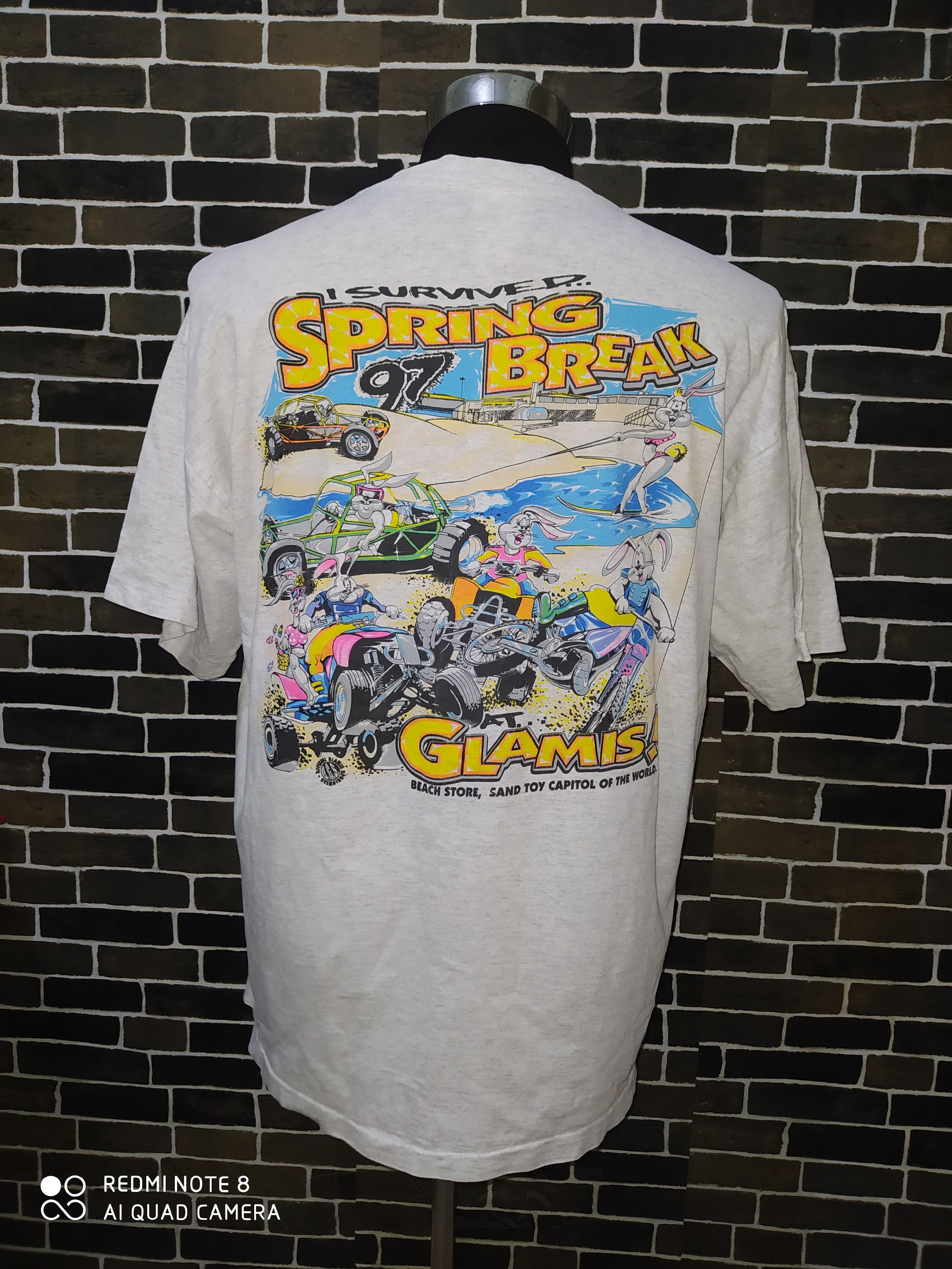 Cartoon Network × Vintage Vintage I Survived Spring Break 97 T shirt Size US XL / EU 56 / 4 - 5 Thumbnail
