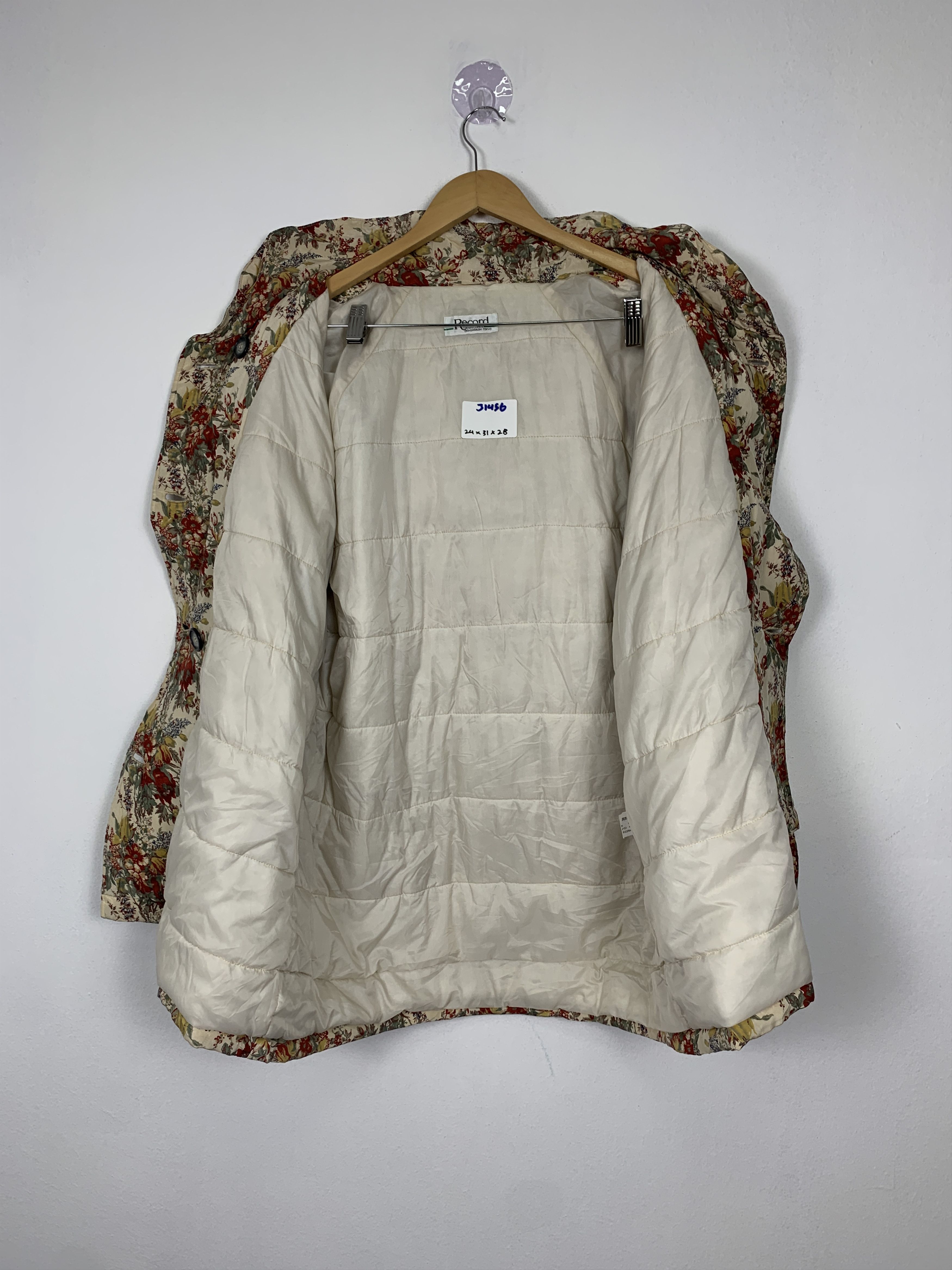 Japanese Brand Vintage Nihonbashi Tokyo Full Print Floral long Jacket J1456 Size 3XL / US 20-22 - 7 Thumbnail
