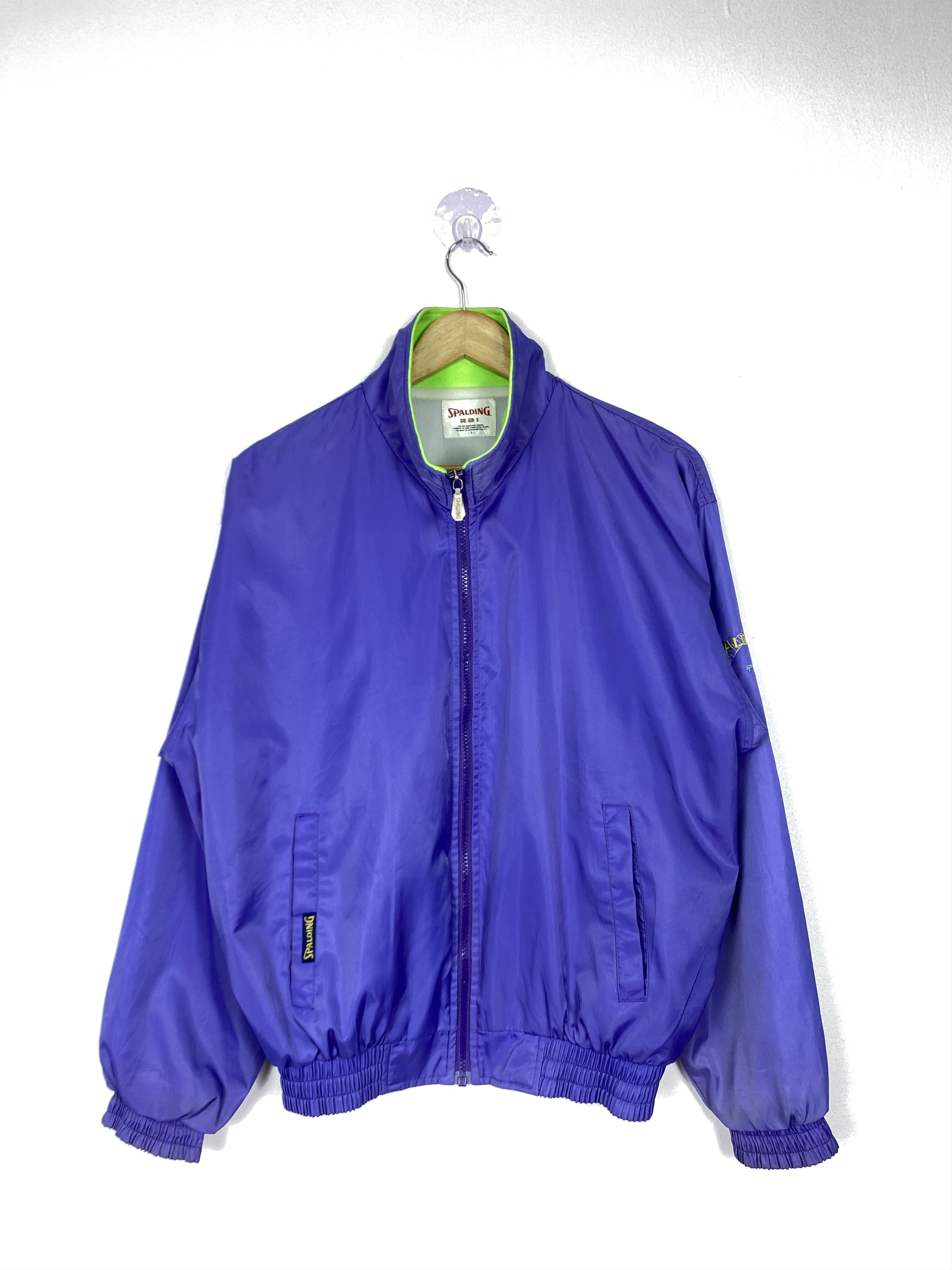 Spalding Vintage Spalding Zip Up Jacket J1329 Size US M / EU 48-50 / 2 - 1 Thumbnail