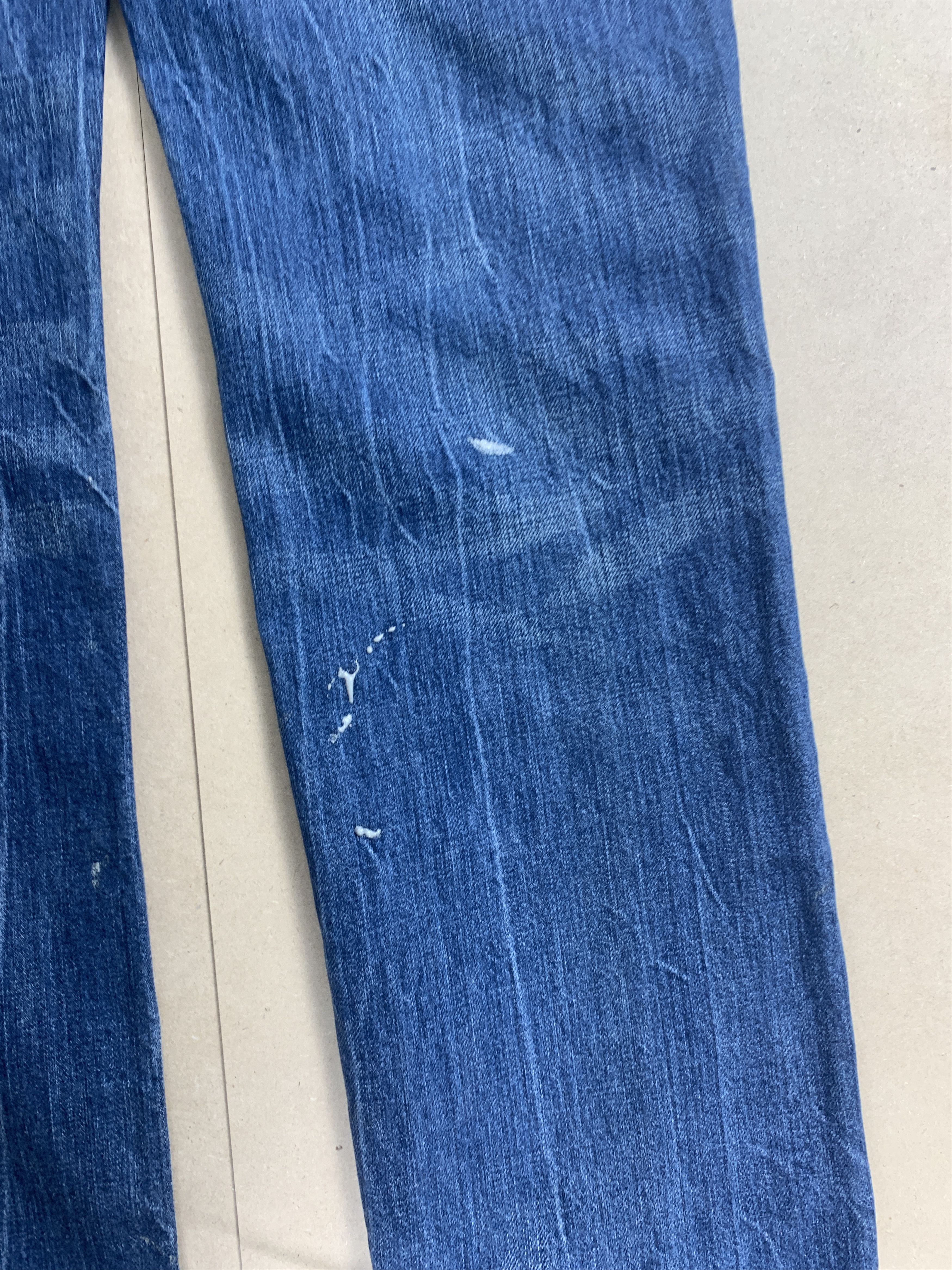 Levi's × Vintage Vintage LEVI'S 511 Distressed Slim Fit Mid Wash Jeans Size US 34 / EU 50 - 9 Thumbnail