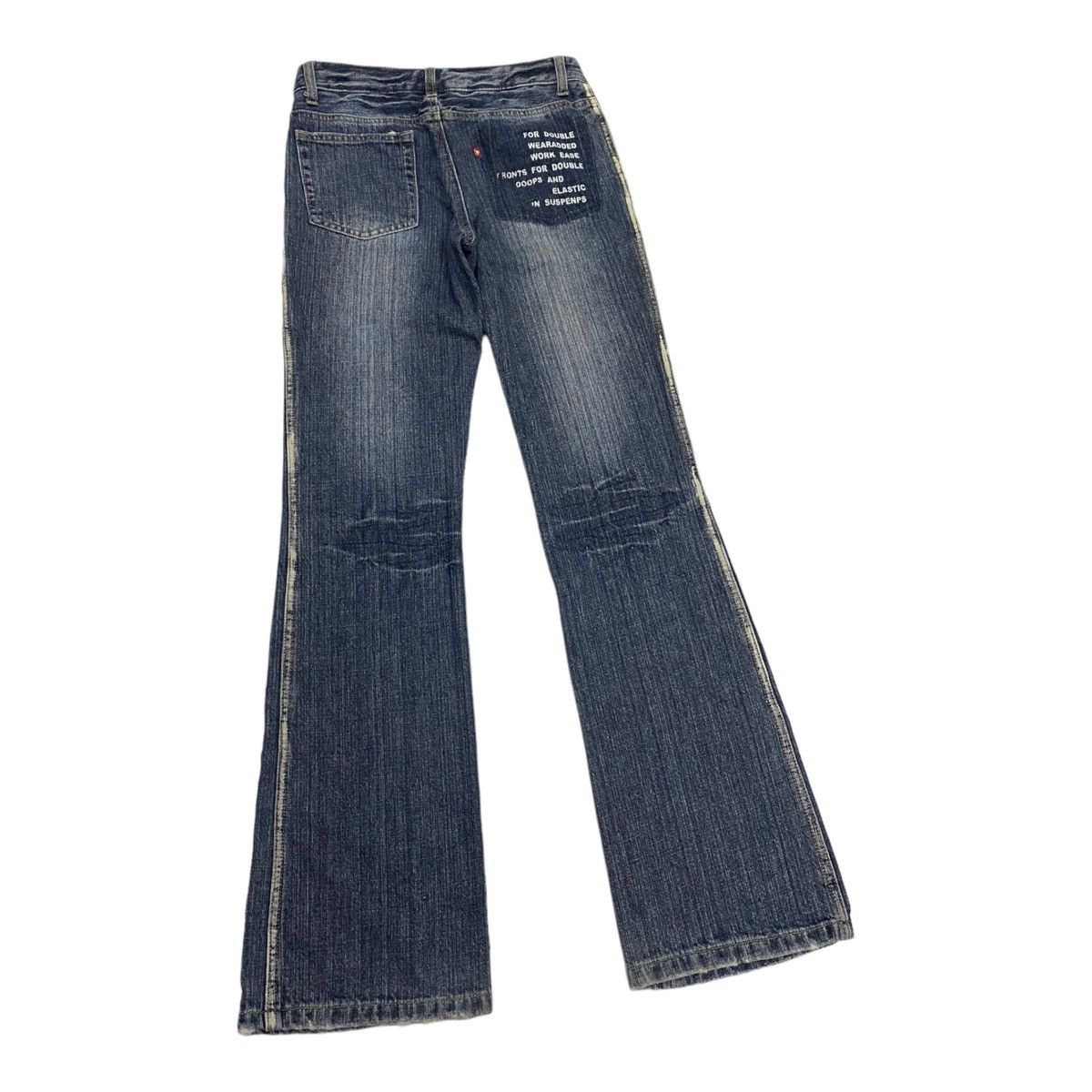 Hysteric Glamour POEM DENIM STYLE CASTANETS CLUB FLARED DENIM PANTS Size US 28 / EU 44 - 8 Thumbnail