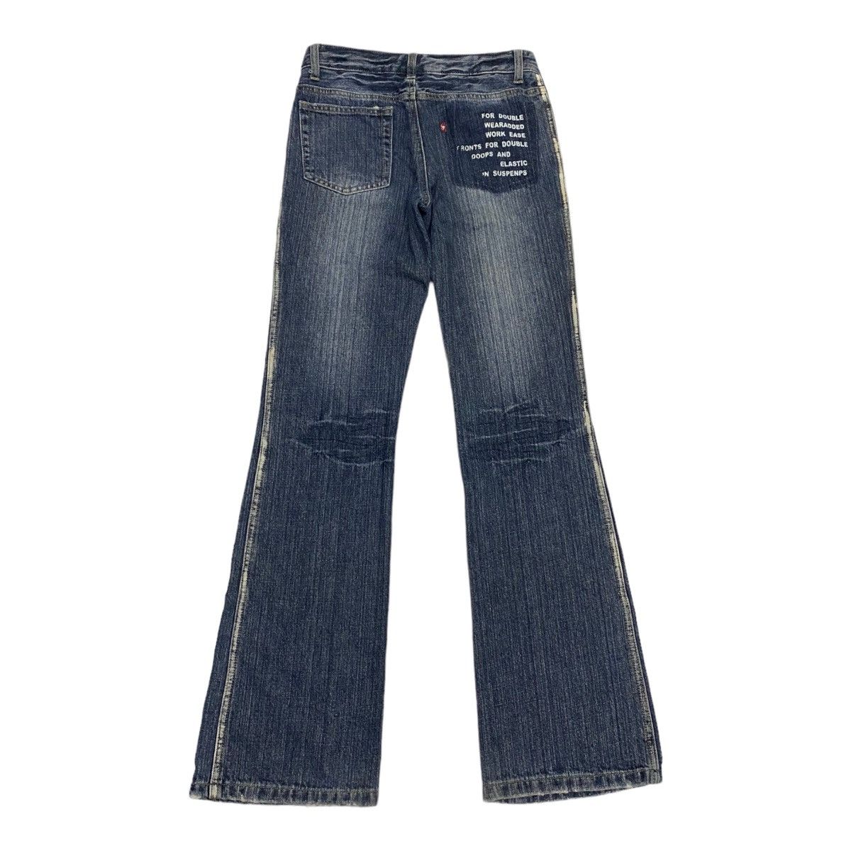 Hysteric Glamour POEM DENIM STYLE CASTANETS CLUB FLARED DENIM PANTS Size US 28 / EU 44 - 11 Thumbnail