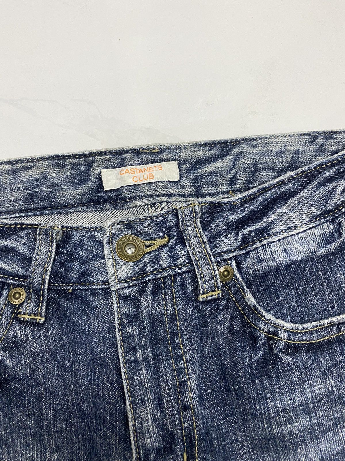Hysteric Glamour POEM DENIM STYLE CASTANETS CLUB FLARED DENIM PANTS Size US 28 / EU 44 - 12 Thumbnail