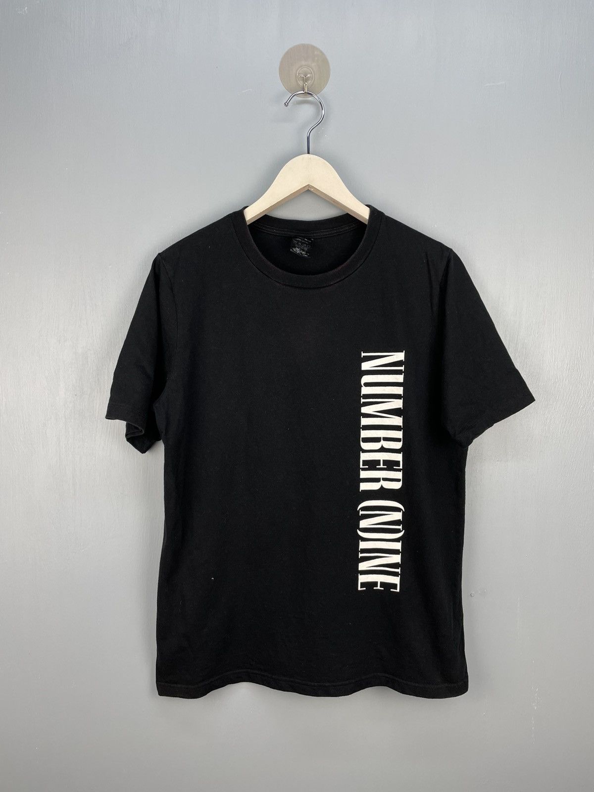 image of Number (N)Ine X Nirvana T Shirt in Black, Men's (Size Large)