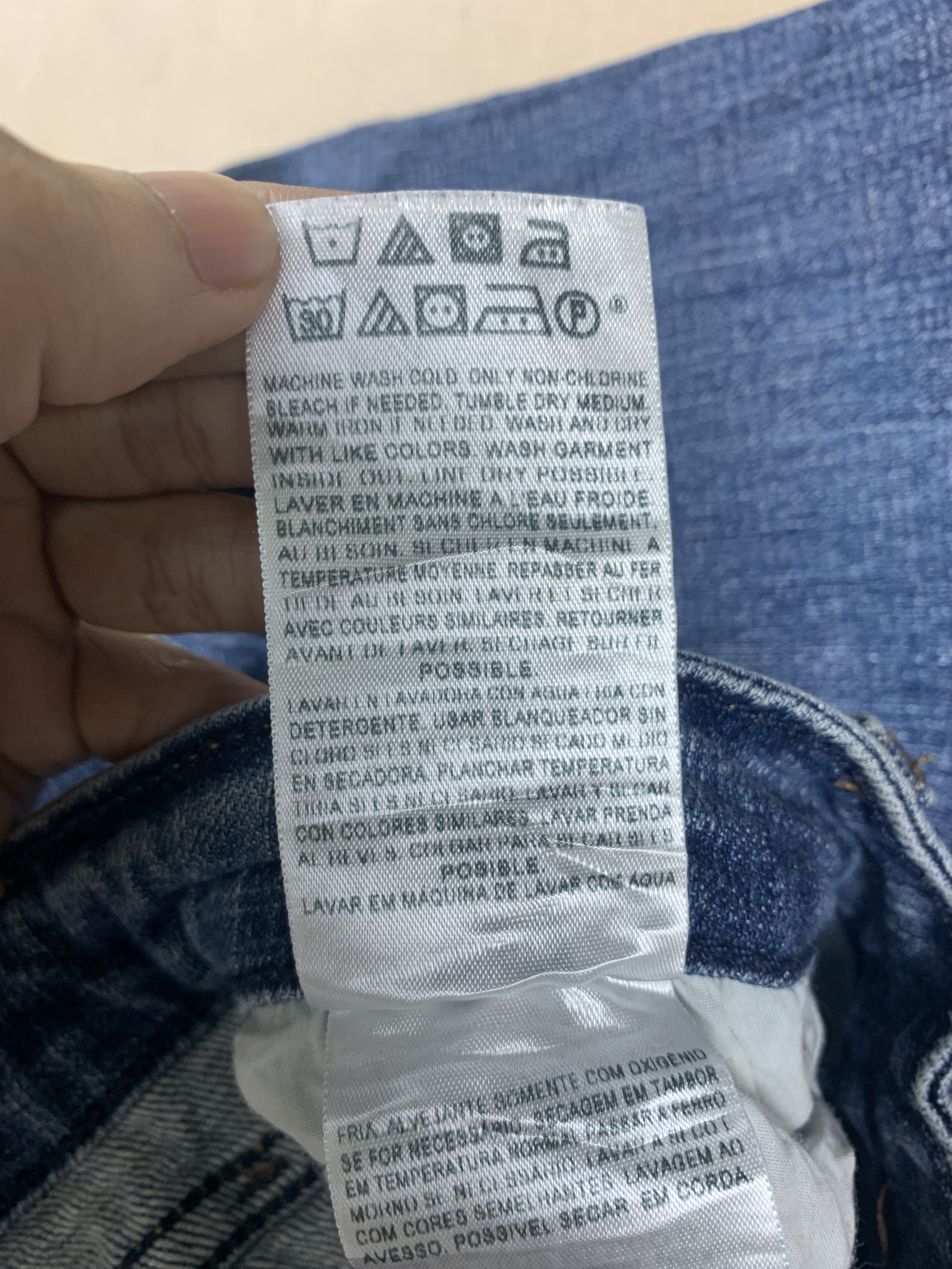 Levi's Vintage LEVI'S 711 Faded Skinny Egypt Mid Wash Jeans Size 30" / US 8 / IT 44 - 9 Thumbnail