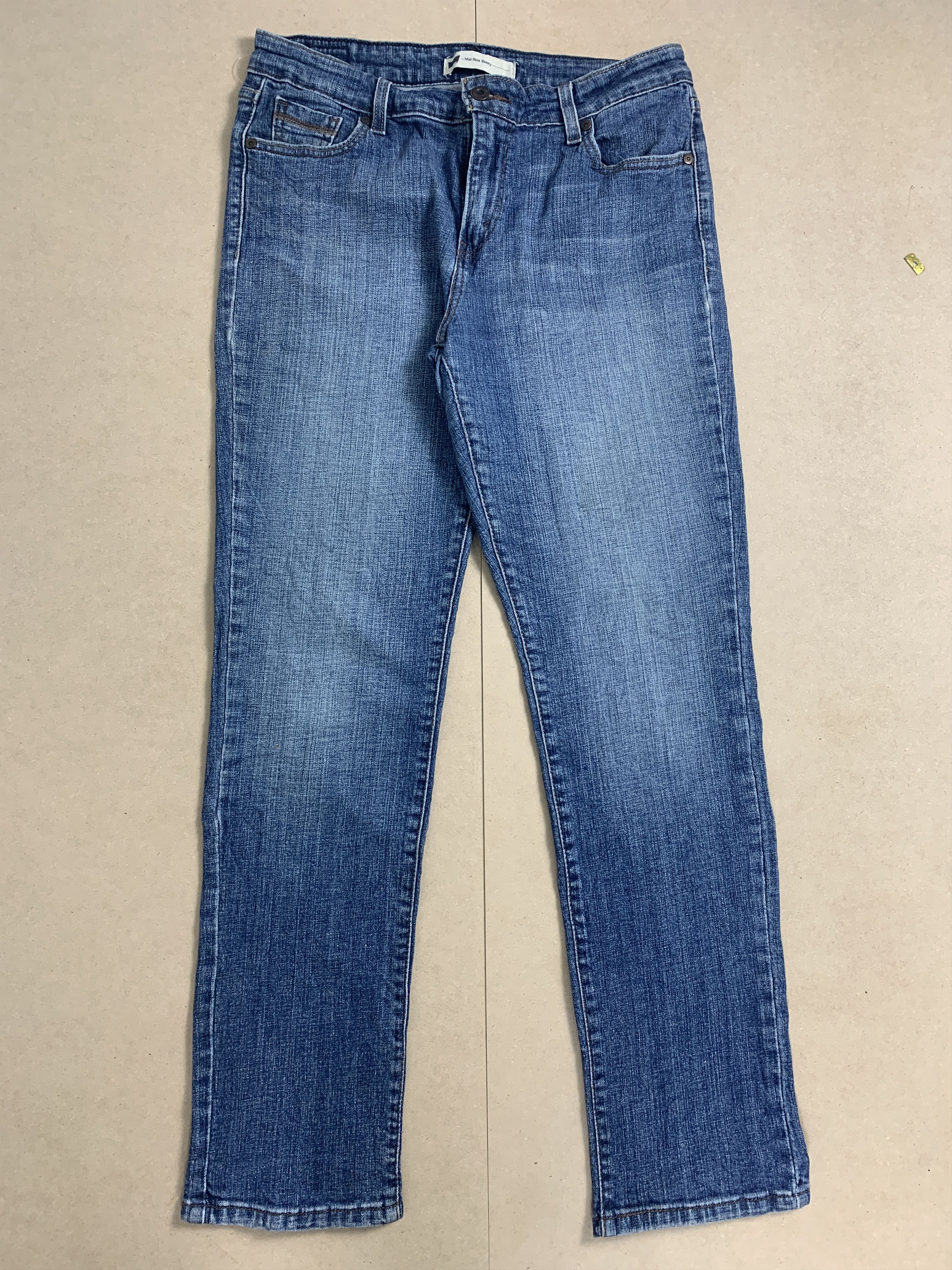 Levi's Vintage LEVI'S 711 Faded Skinny Egypt Mid Wash Jeans Size 30" / US 8 / IT 44 - 2 Thumbnail
