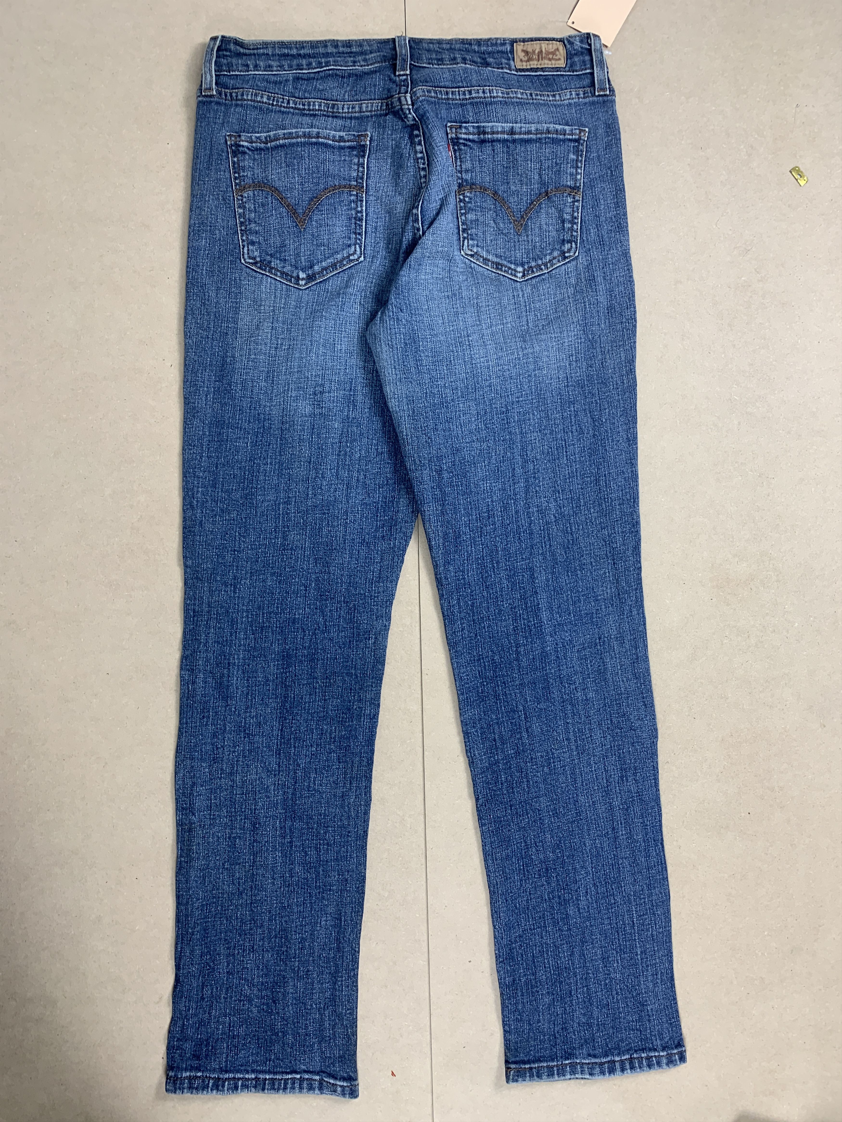Levi's Vintage LEVI'S 711 Faded Skinny Egypt Mid Wash Jeans Size 30" / US 8 / IT 44 - 5 Thumbnail
