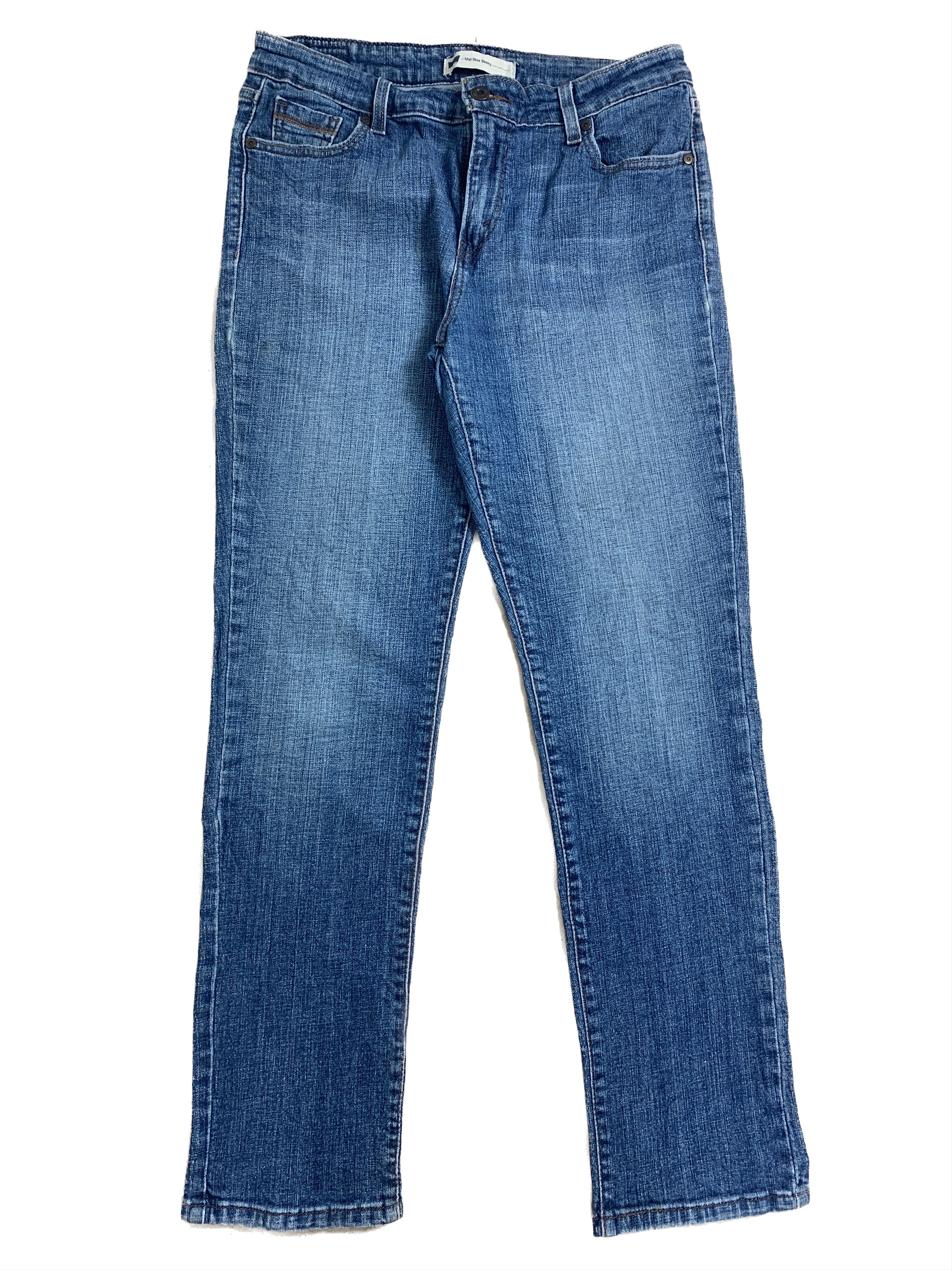 Levi's Vintage LEVI'S 711 Faded Skinny Egypt Mid Wash Jeans Size 30" / US 8 / IT 44 - 1 Thumbnail
