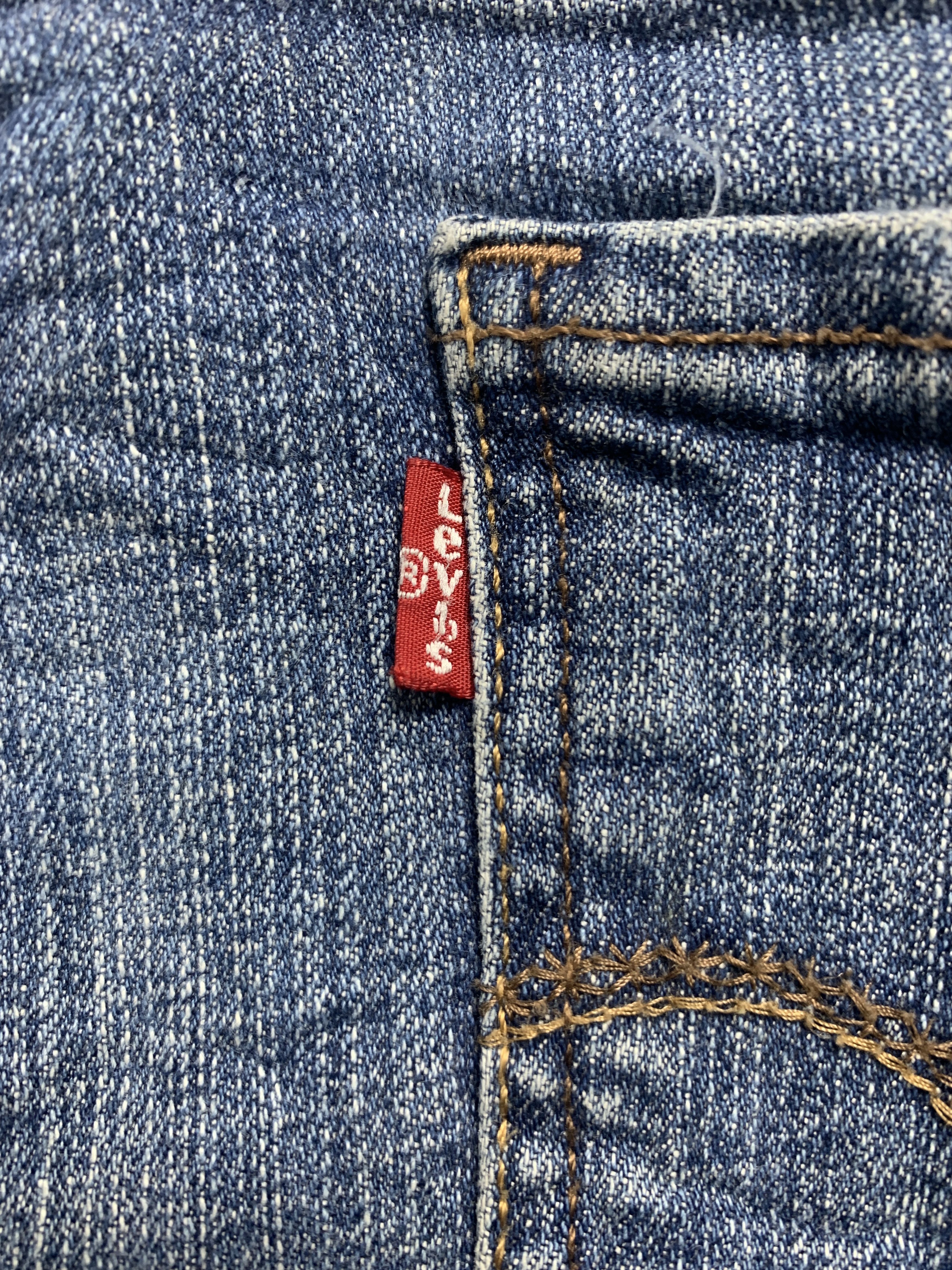 Levi's Vintage LEVI'S 711 Faded Skinny Egypt Mid Wash Jeans Size 30" / US 8 / IT 44 - 7 Thumbnail