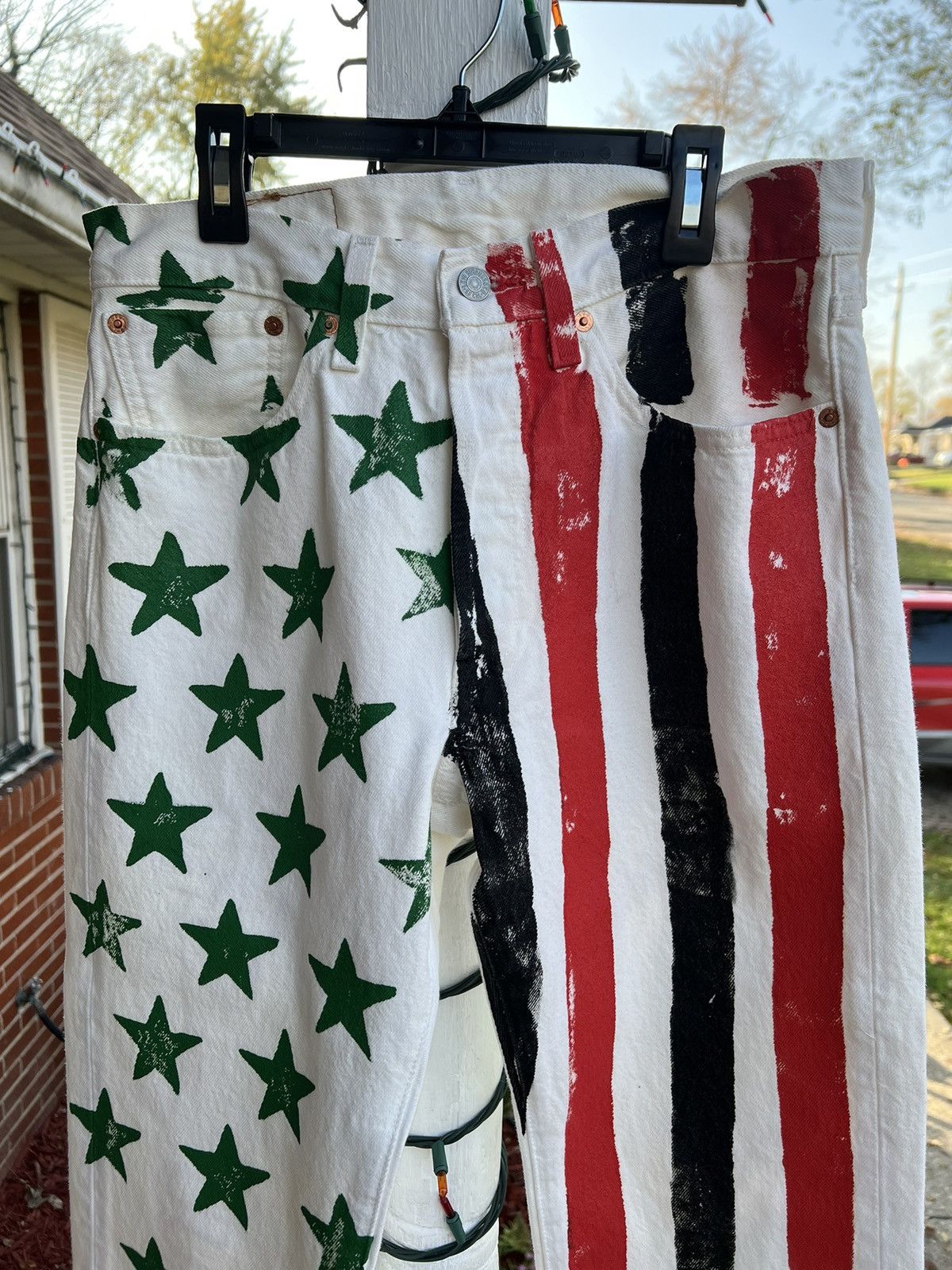 Cactus Plant Flea Market × DENIM TEARS Denim tears x Cpfm Fourth of July collab Size US 31 - 3 Thumbnail