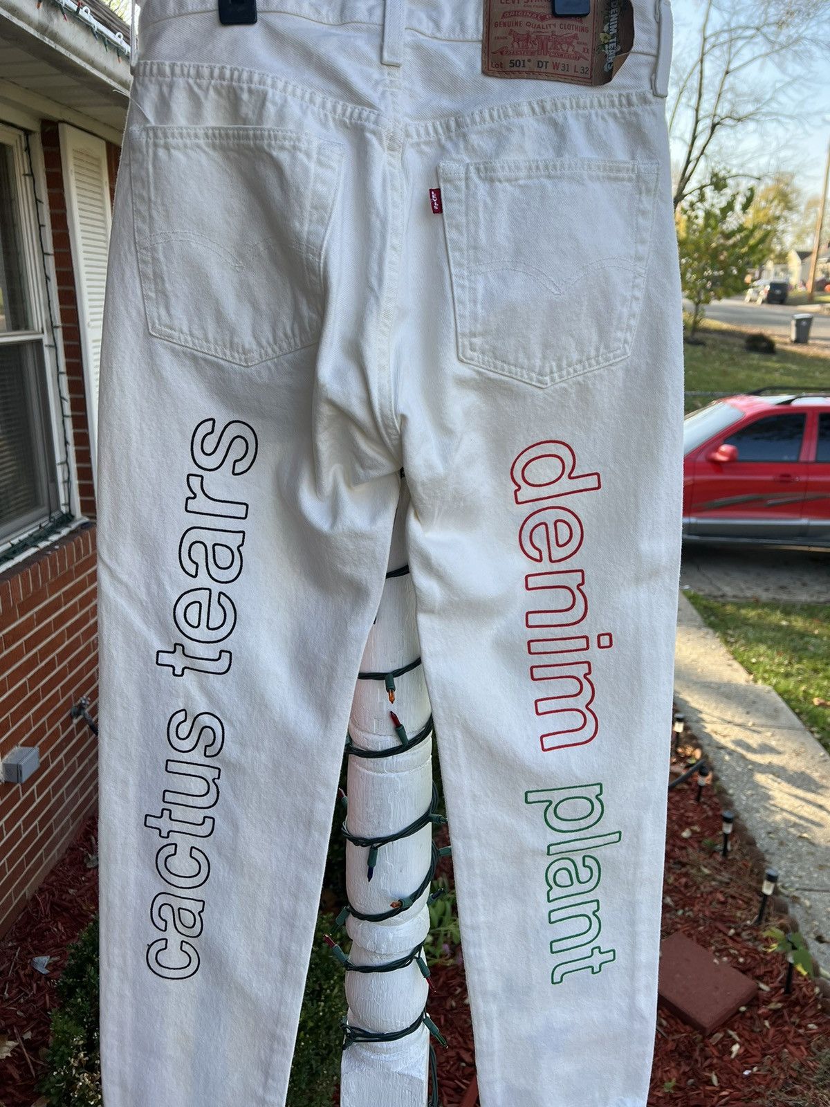 Cactus Plant Flea Market × DENIM TEARS Denim tears x Cpfm Fourth of July collab Size US 31 - 4 Thumbnail