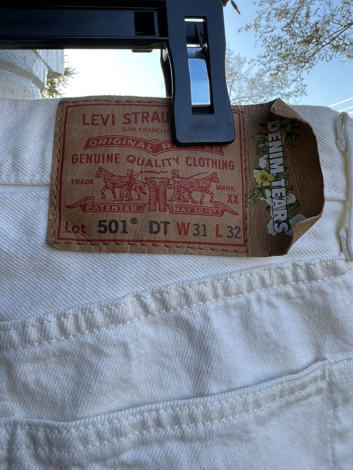 Cactus Plant Flea Market × DENIM TEARS Denim tears x Cpfm Fourth of July collab Size US 31 - 6 Thumbnail