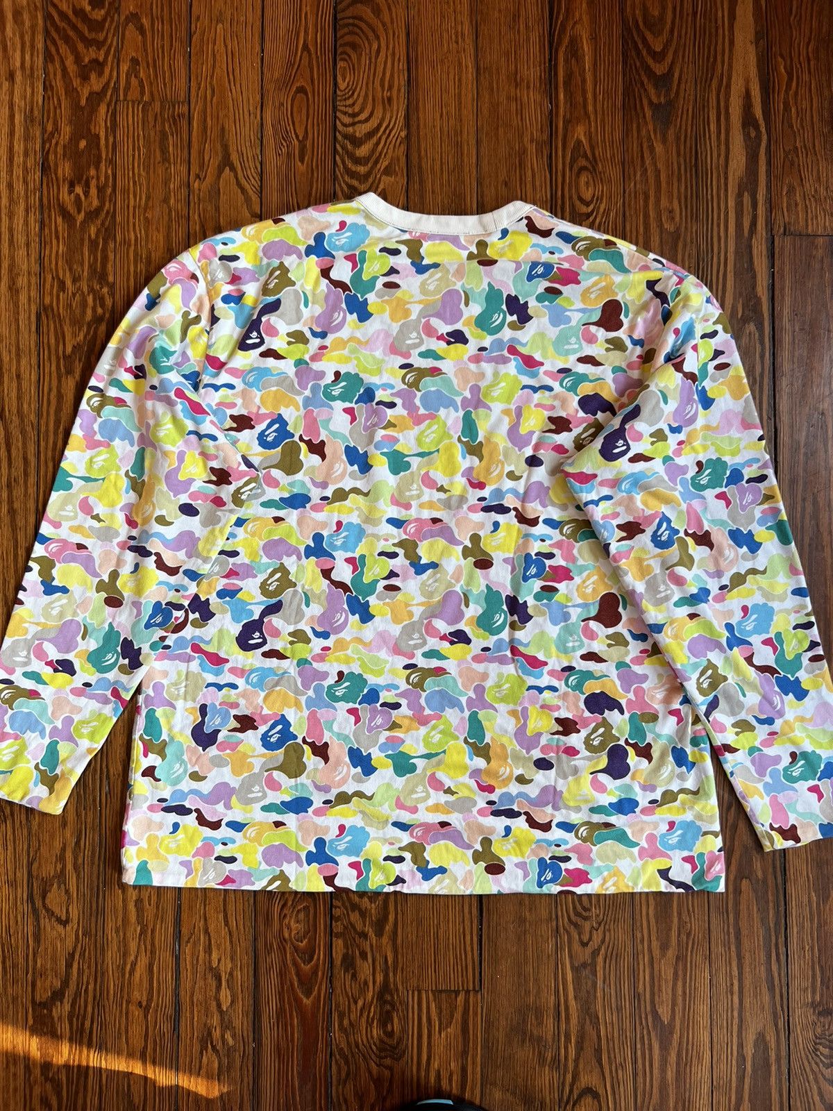 Vintage BAPE Camo Reversible Long Sleeve Shirt OG Nigo Baby Milo Size US XXL / EU 58 / 5 - 3 Thumbnail