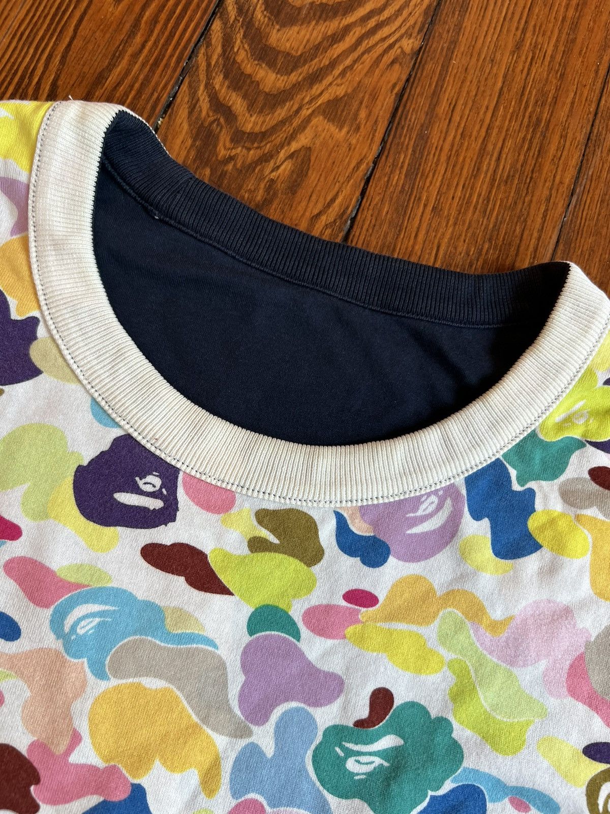 Vintage BAPE Camo Reversible Long Sleeve Shirt OG Nigo Baby Milo Size US XXL / EU 58 / 5 - 8 Thumbnail