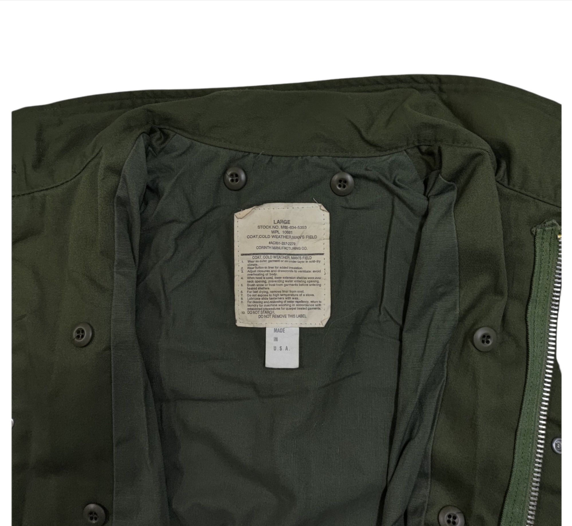 Vintage 1951 Extreme Cold Weather US Military Uniform Made In 🇺🇸 Size US XL / EU 56 / 4 - 15 Thumbnail