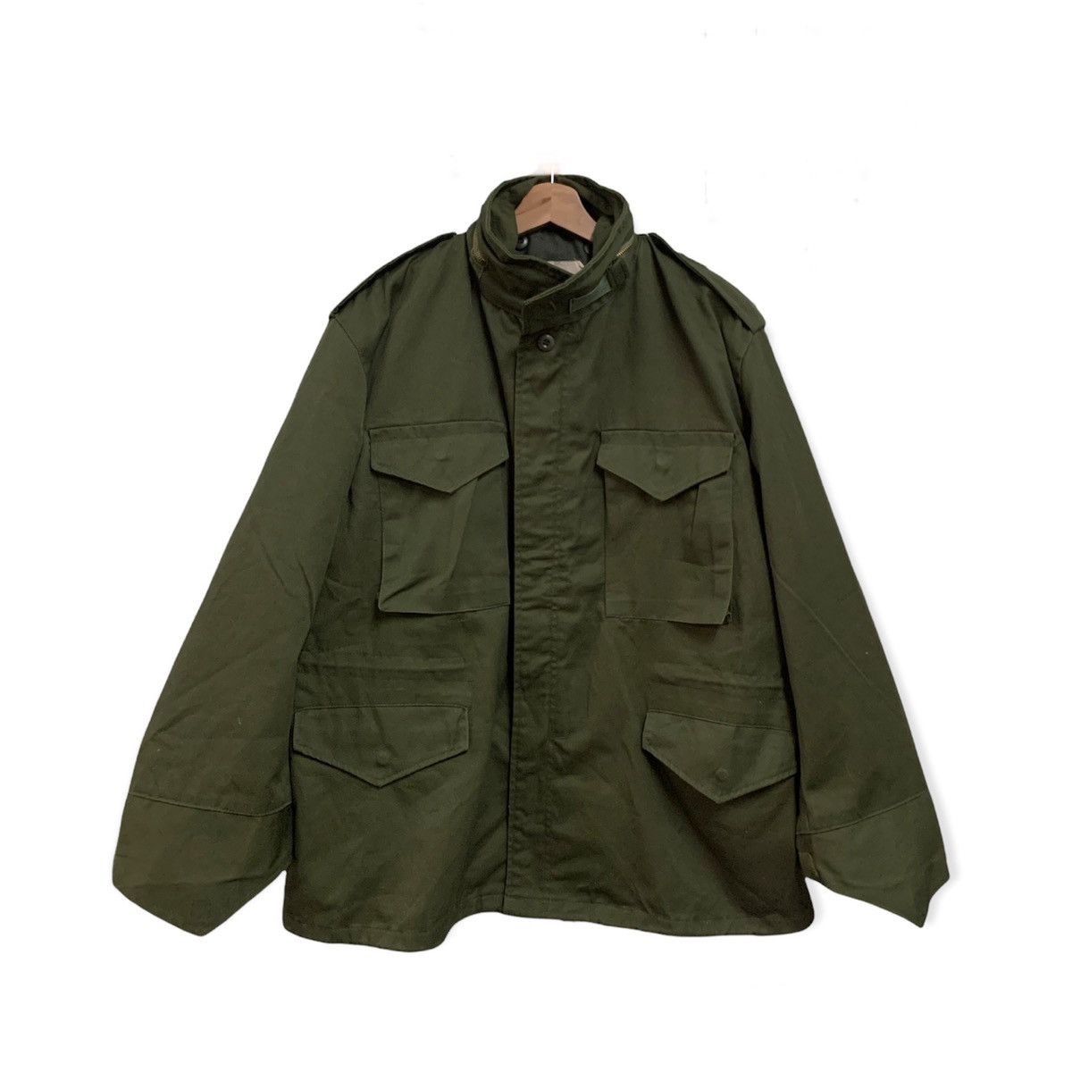 image of M 65 Field Jacket x Military 1951 Extreme Cold Weather Us Military Uniform Made In in Army Green (S